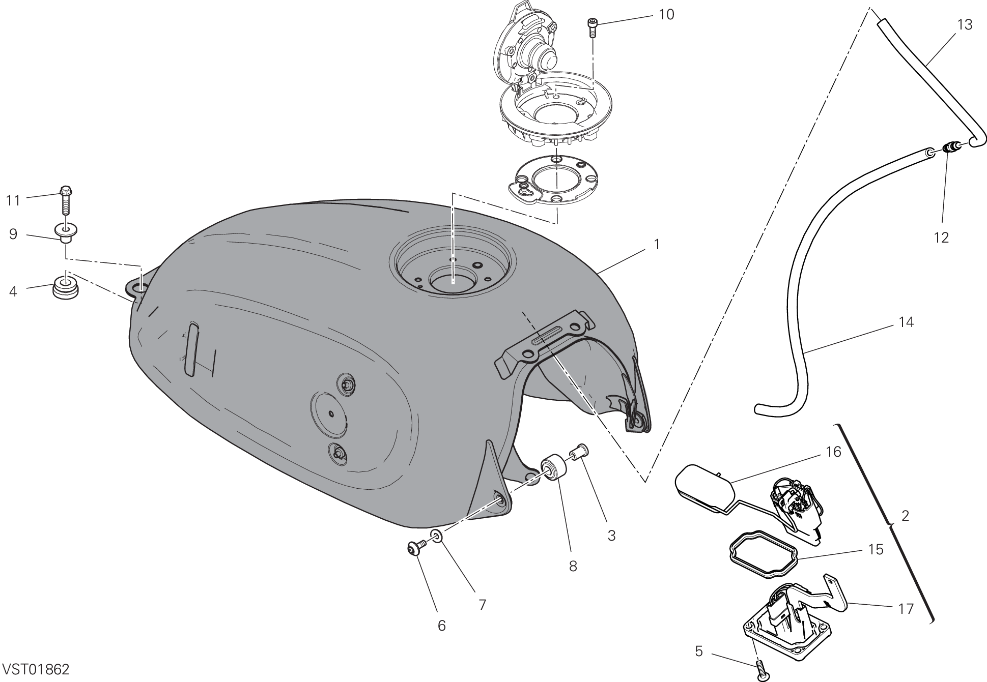 30A RSERVOIR POUR SCRAMBLER ICON 2022