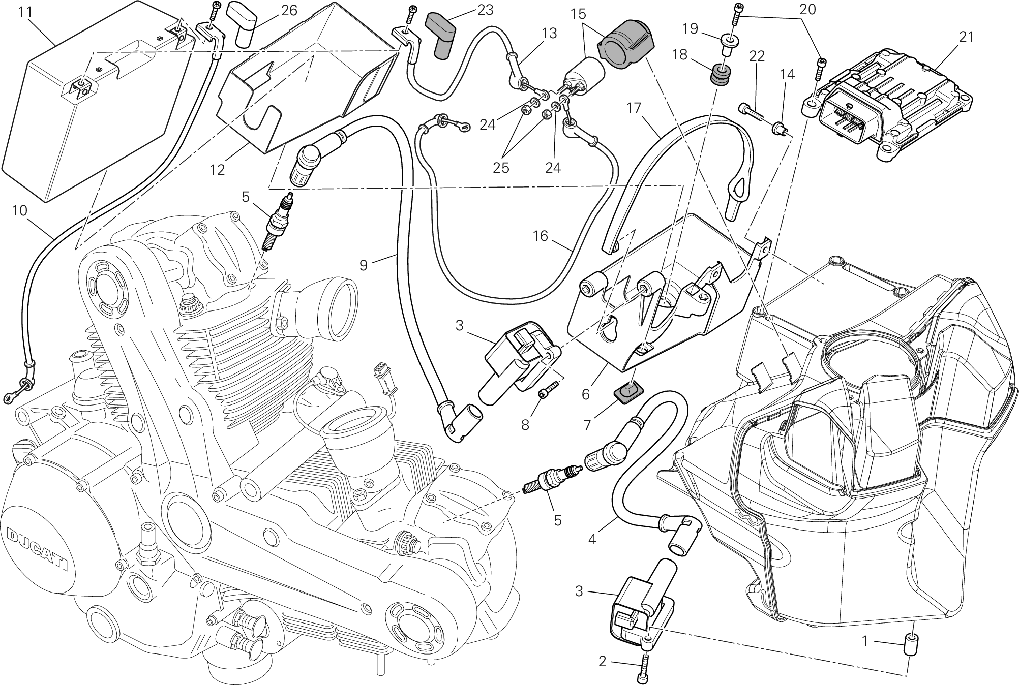 019 BATTERIE POUR MONSTER 796 ABS 2013