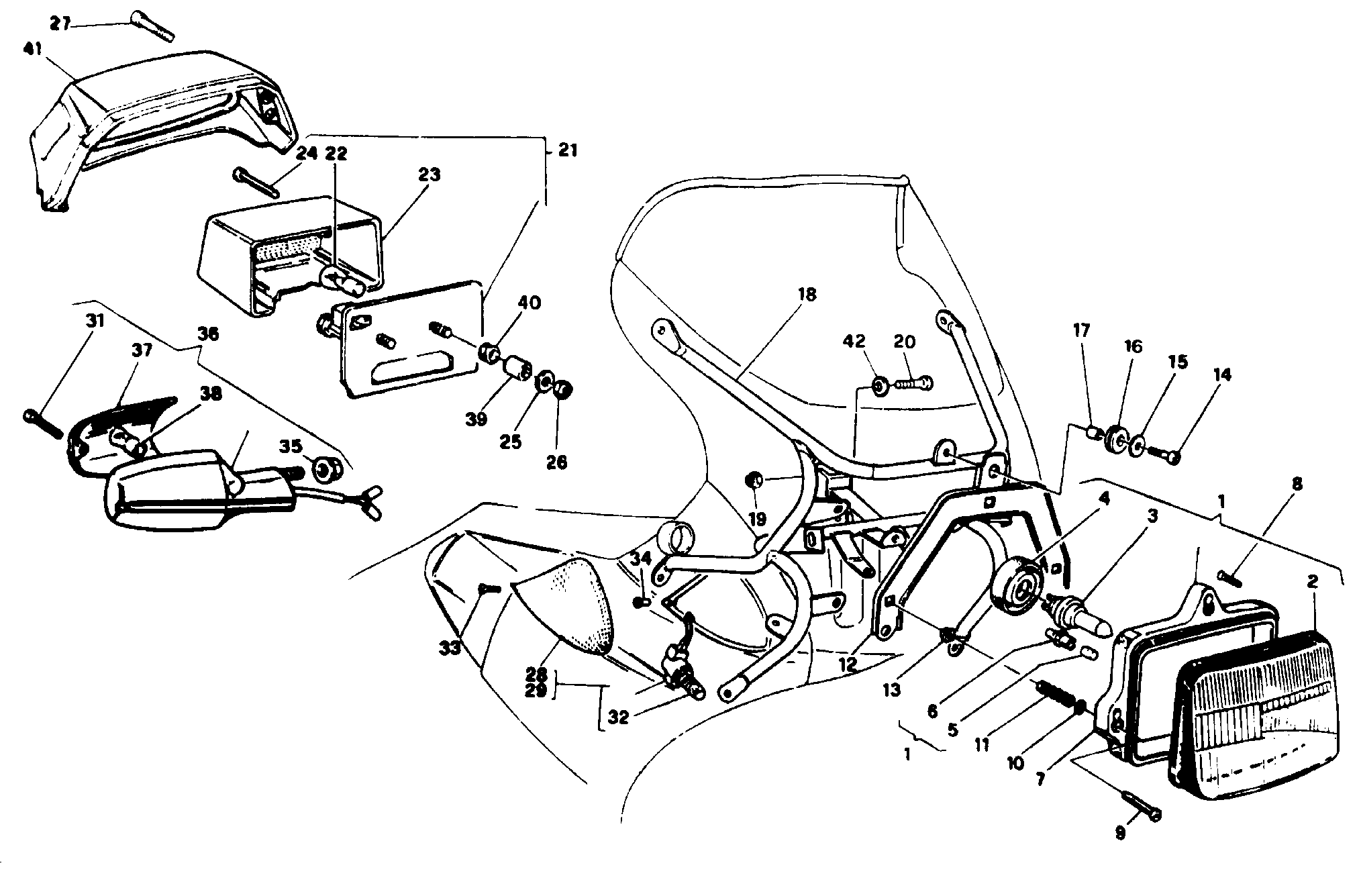 020 FEU AVANT POUR SUPERBIKE 851 1991