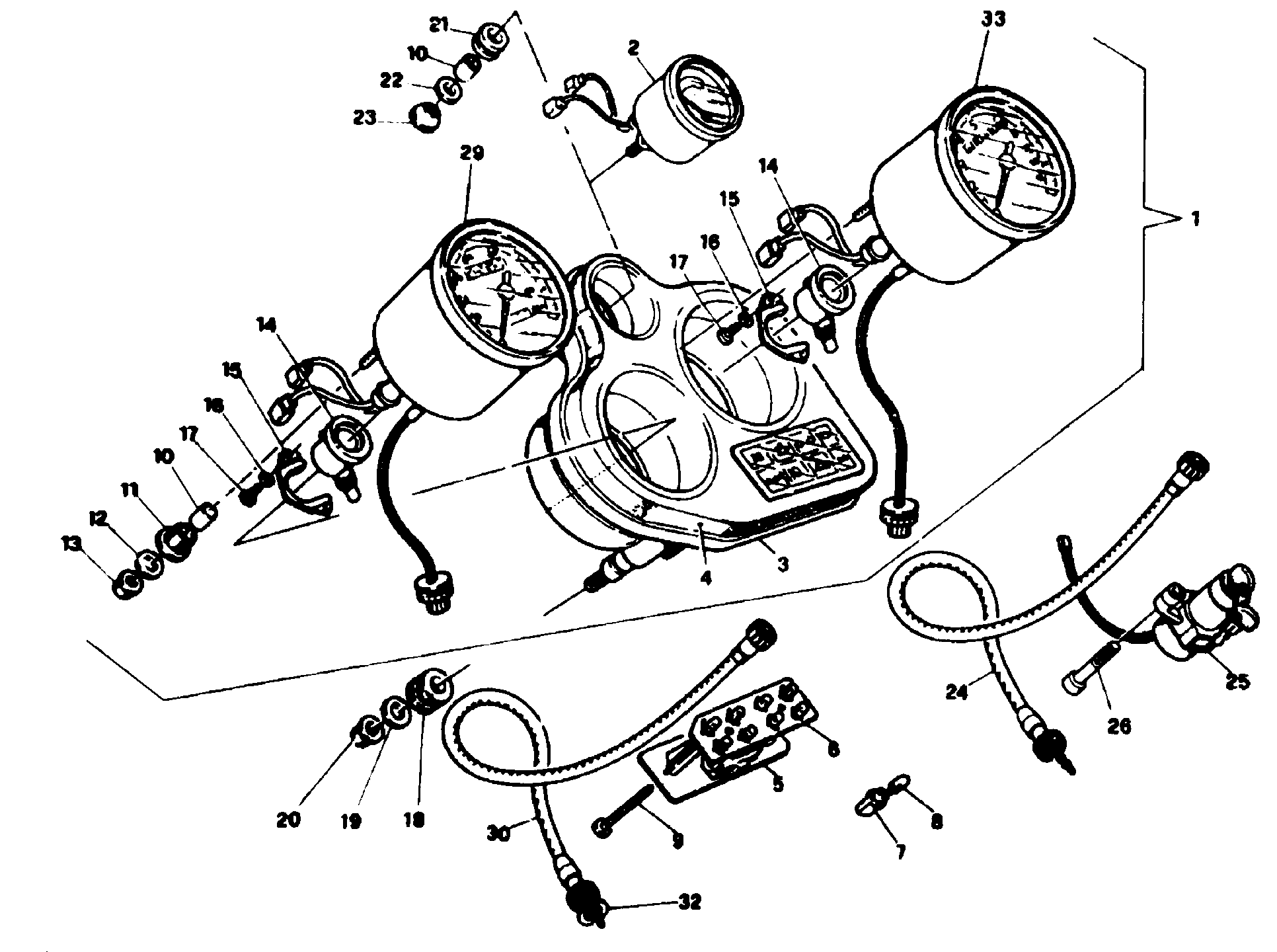 019 COMPTEURS POUR SUPERBIKE 851 1991