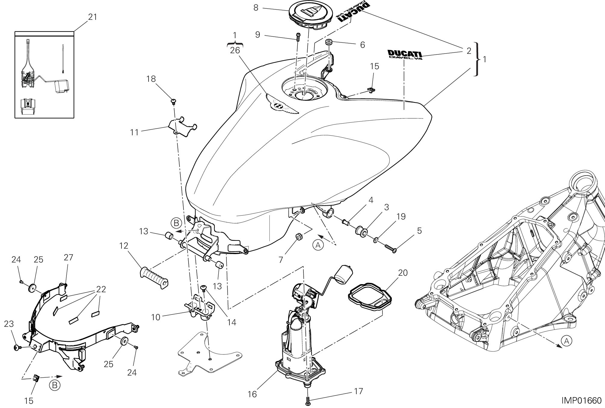 29A RESERVOIR CARBURANT POUR DIAVEL FOR BENTLEY 2024