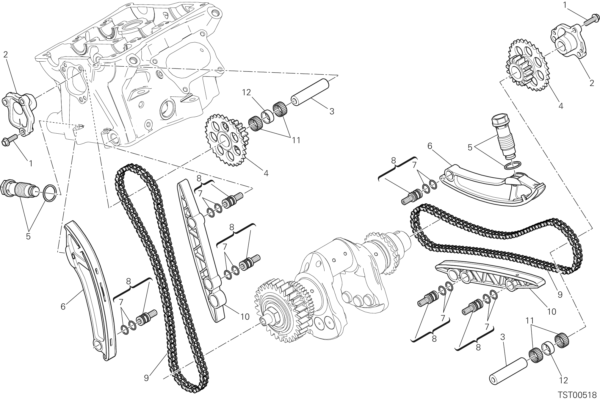 008 DISTRIBUTION POUR SUPERBIKE 1199 PANIGALE SUPERLEGGERA 2014