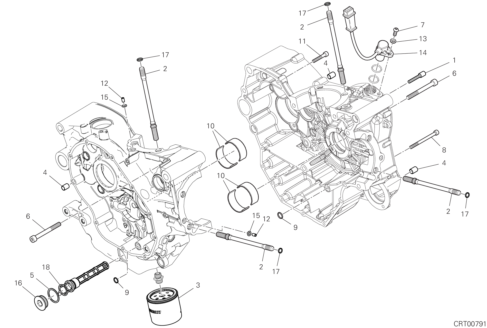09B PAIRE DE DEMI CARTERS POUR SCRAMBLER 1100 SPORT PRO 2022