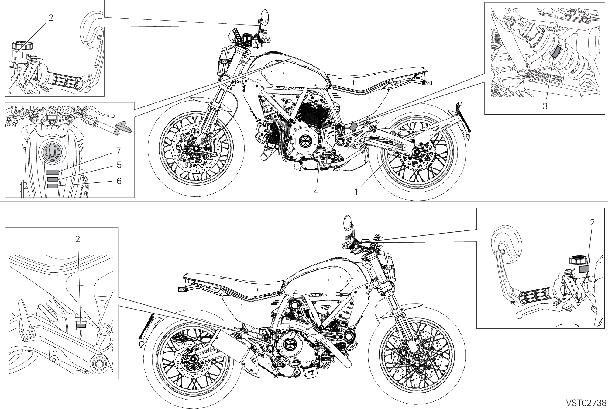 38A POSITIONNEMENT DE PLACEMENT POUR SCRAMBLER NIGHTSHIFT 2G 2023