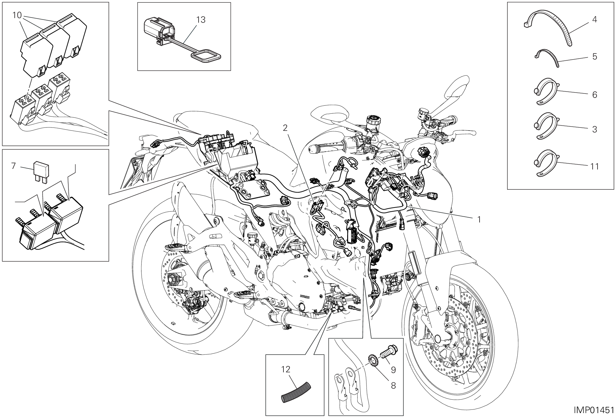 12A CIRCUIT ELECTRIQUE VEHICULE POUR MONSTER 2021