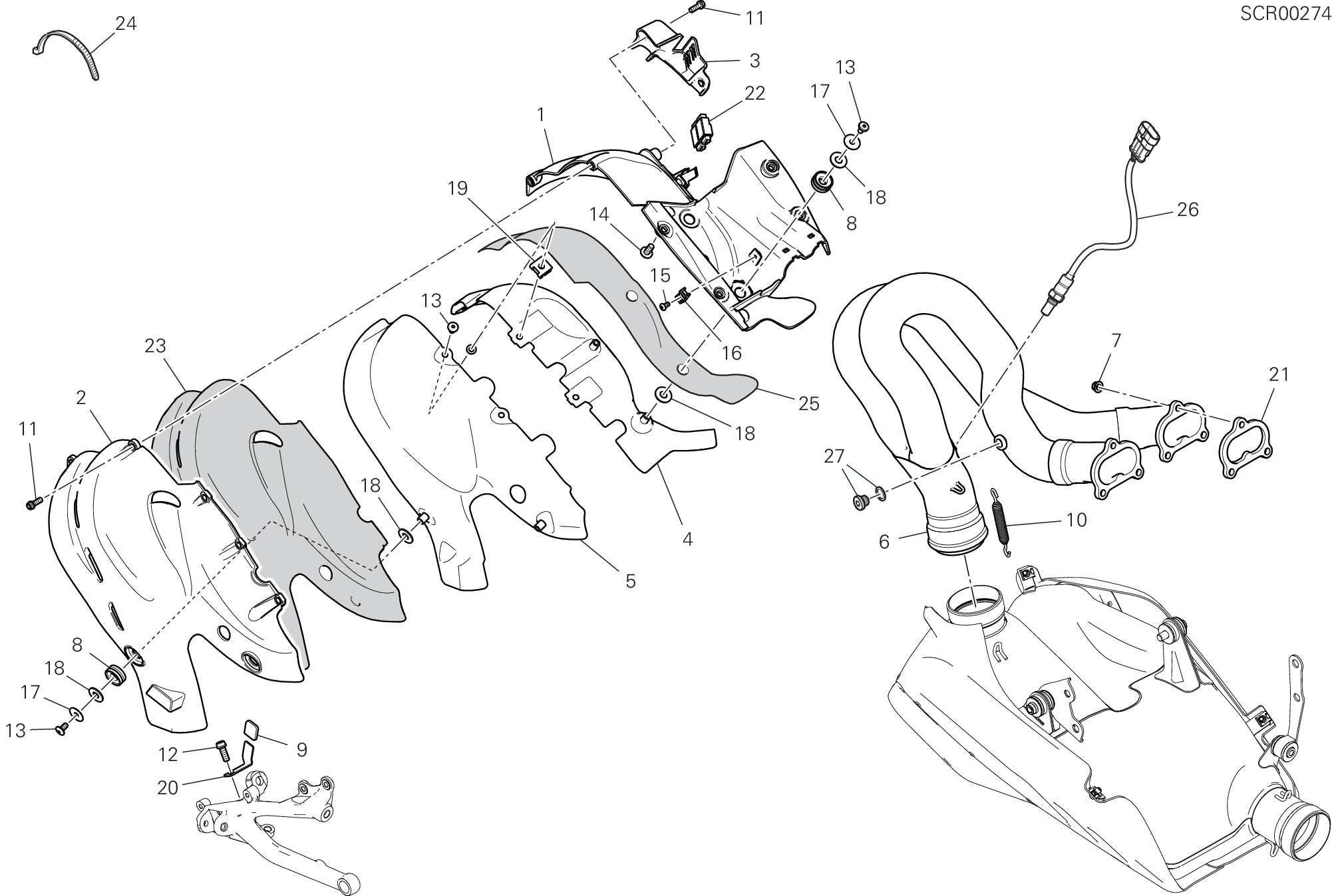 31B ECHAPPEMENT POUR SUPERBIKE PANIGALE V4 S 2019