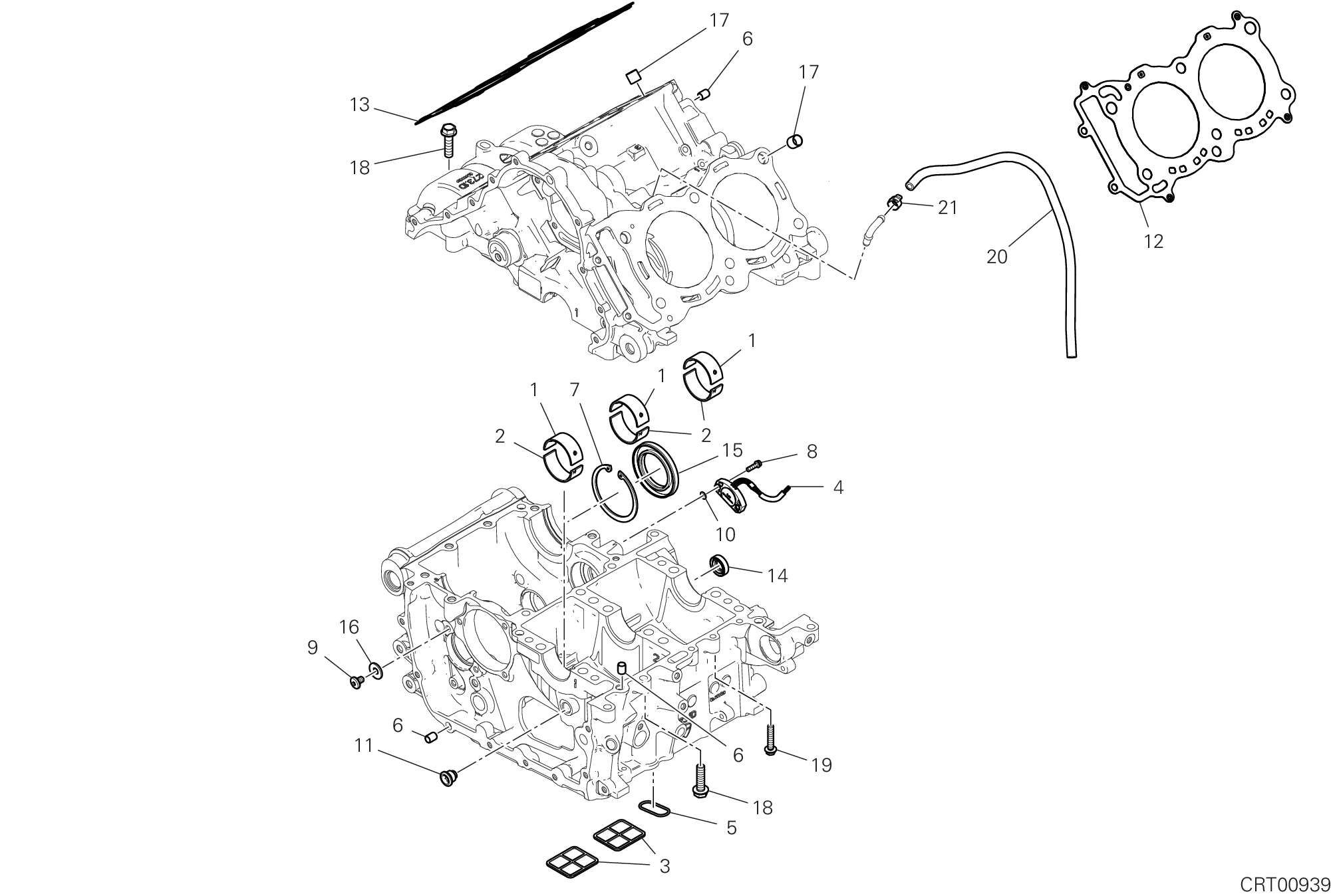 09B PAIRE DE DEMI CARTERS POUR MULTISTRADA V4 2023