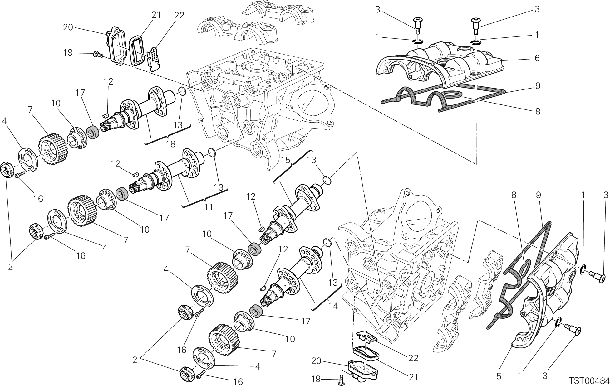 013 CULASSE DISTRIBUTION POUR HYPERMOTARD SP 2015
