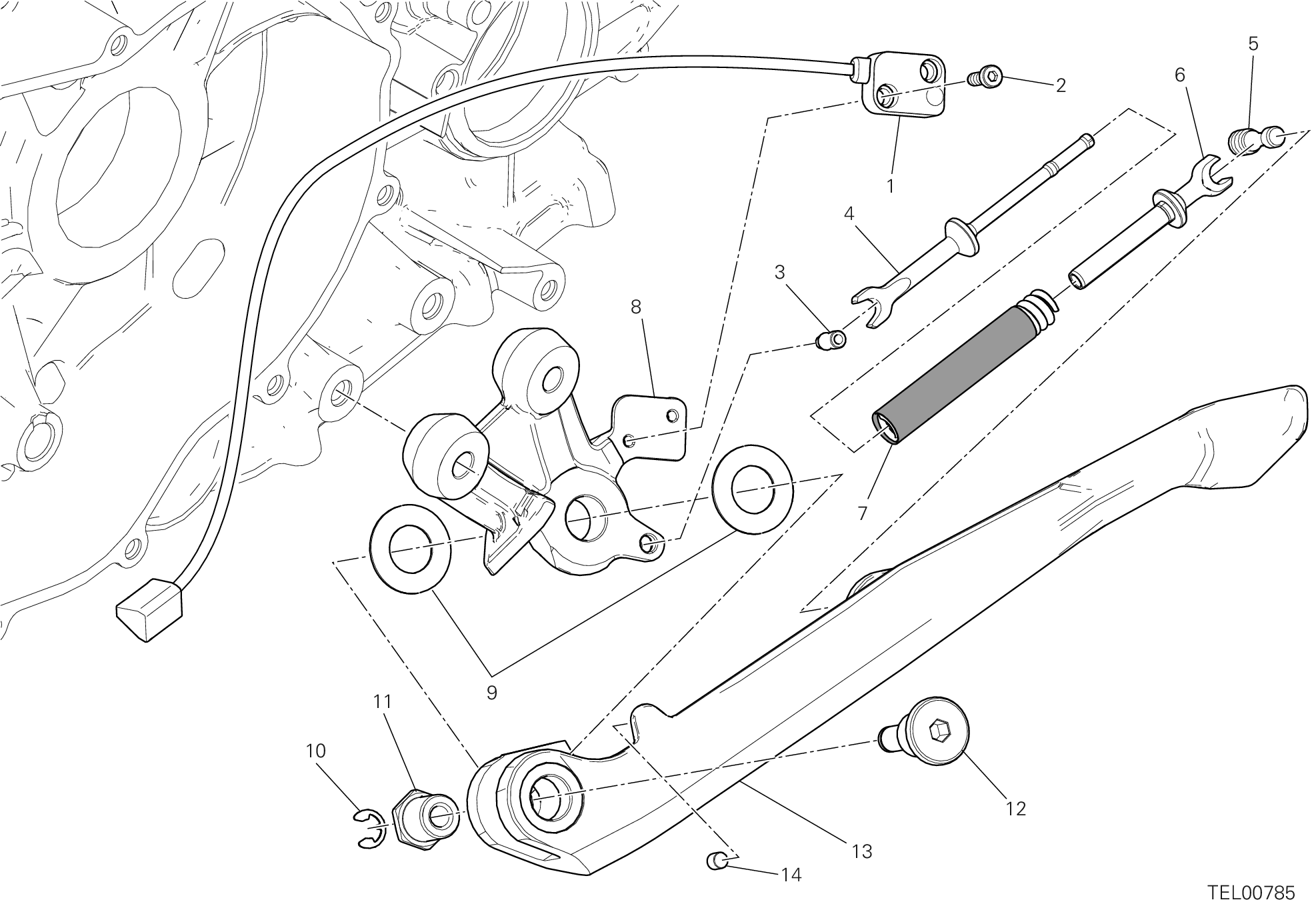 22A CAVALLETTO POUR SUPERBIKE 959 PANIGALE ABS 2018