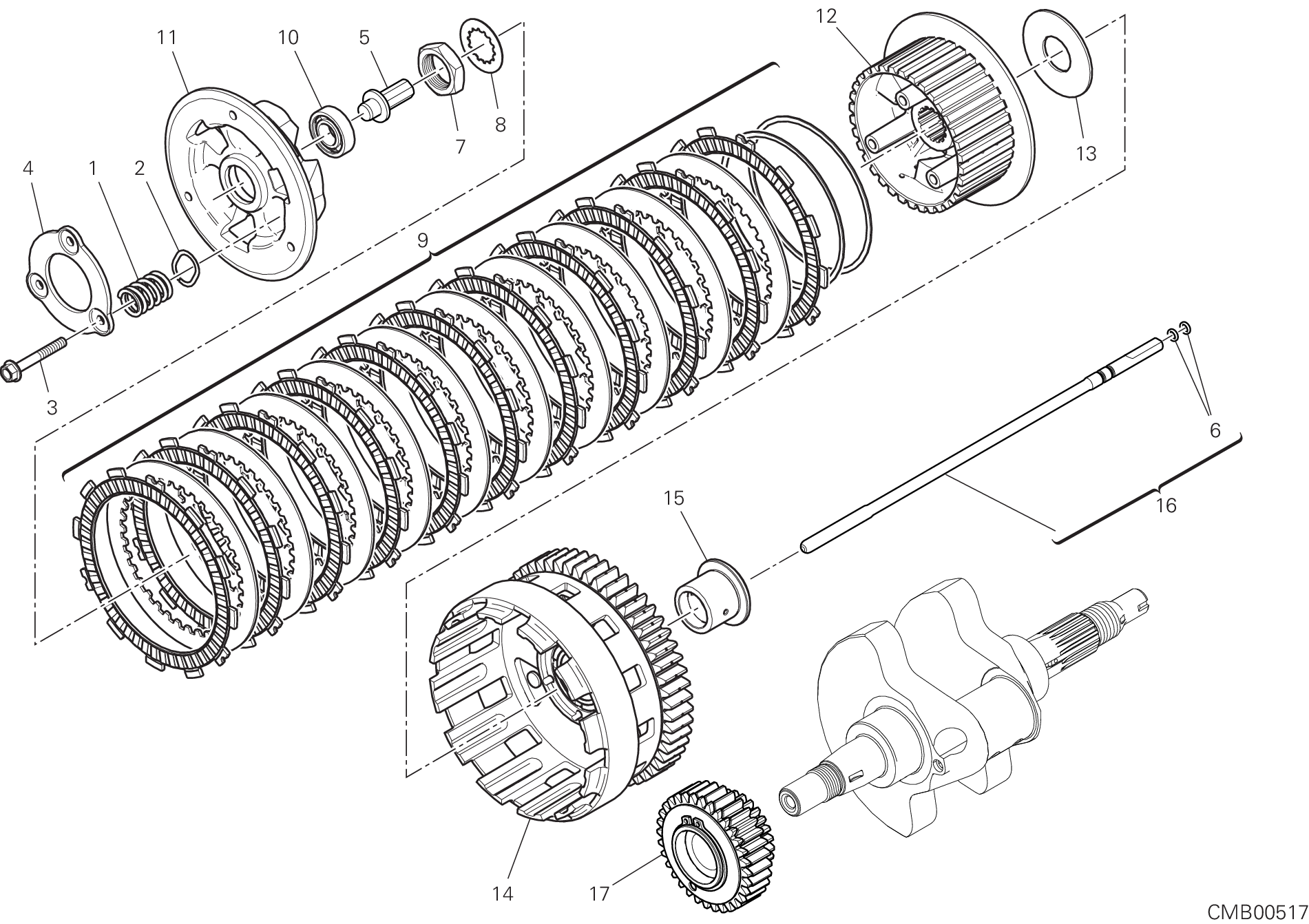 03B EMBRAYAGE FCC POUR SCRAMBLER 1100 PRO 2021