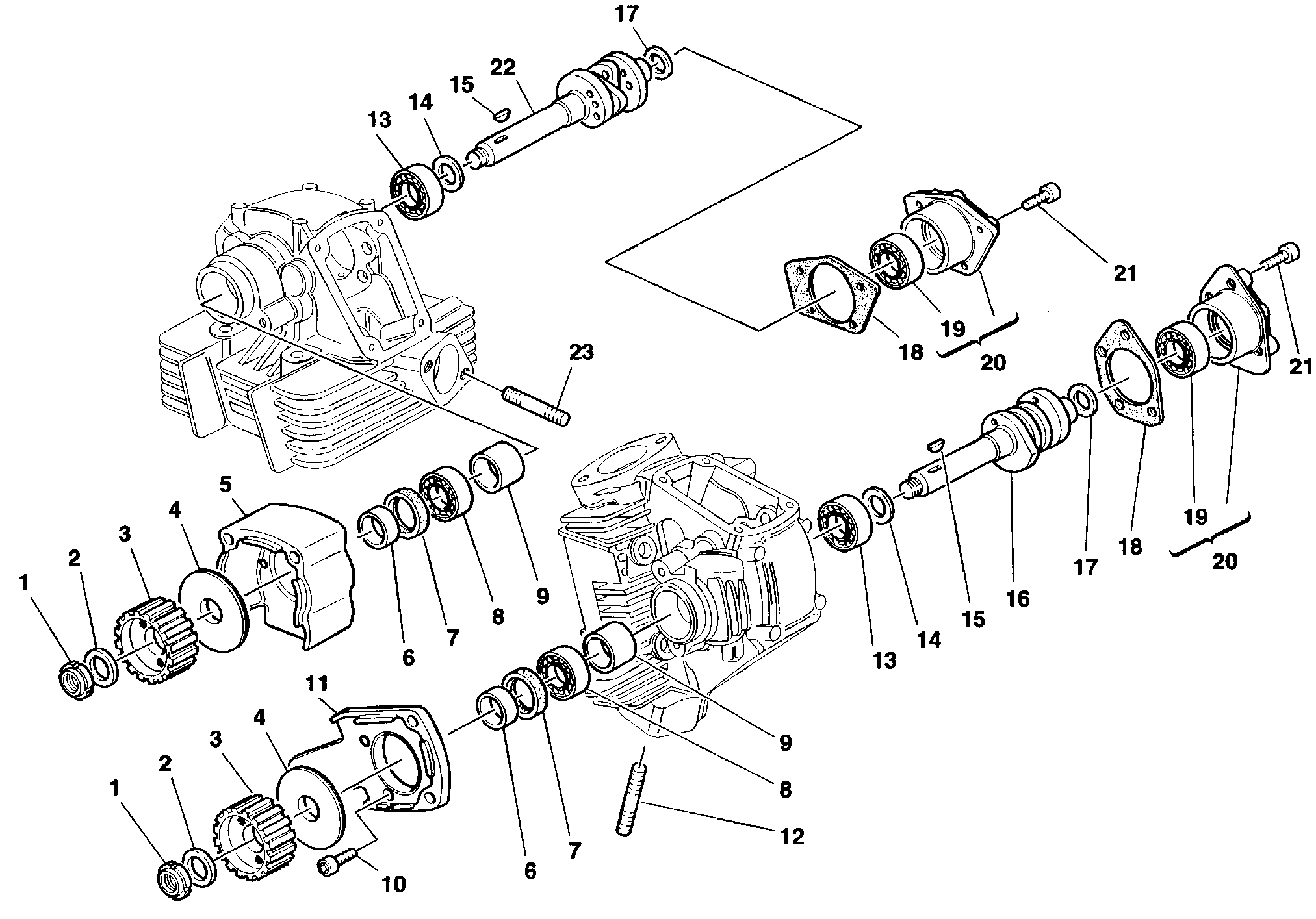 013 ARBRE A CAMES POUR MONSTER 900 S 1998