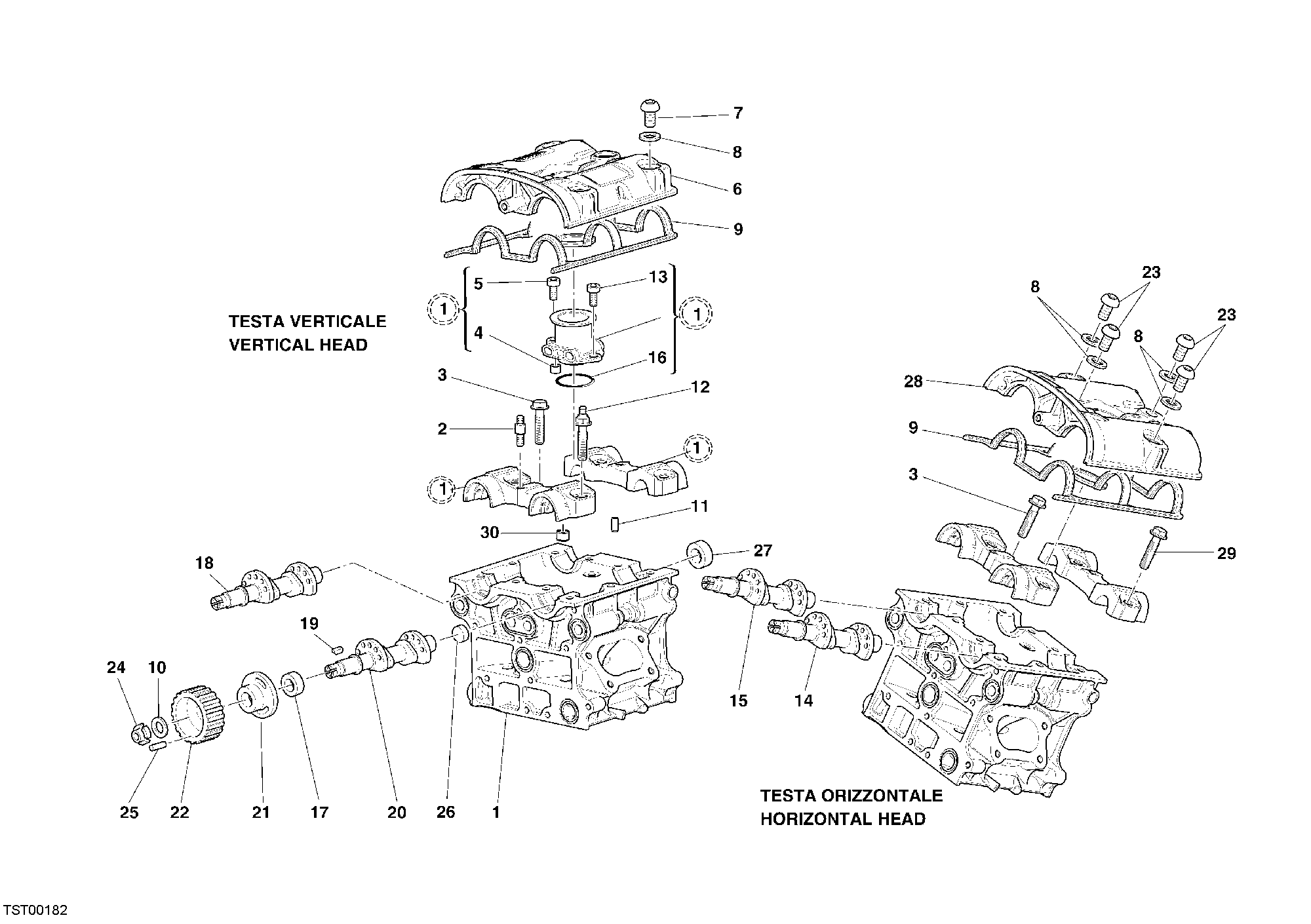 015 CULASSE POUR SUPERBIKE 999 RS 2005