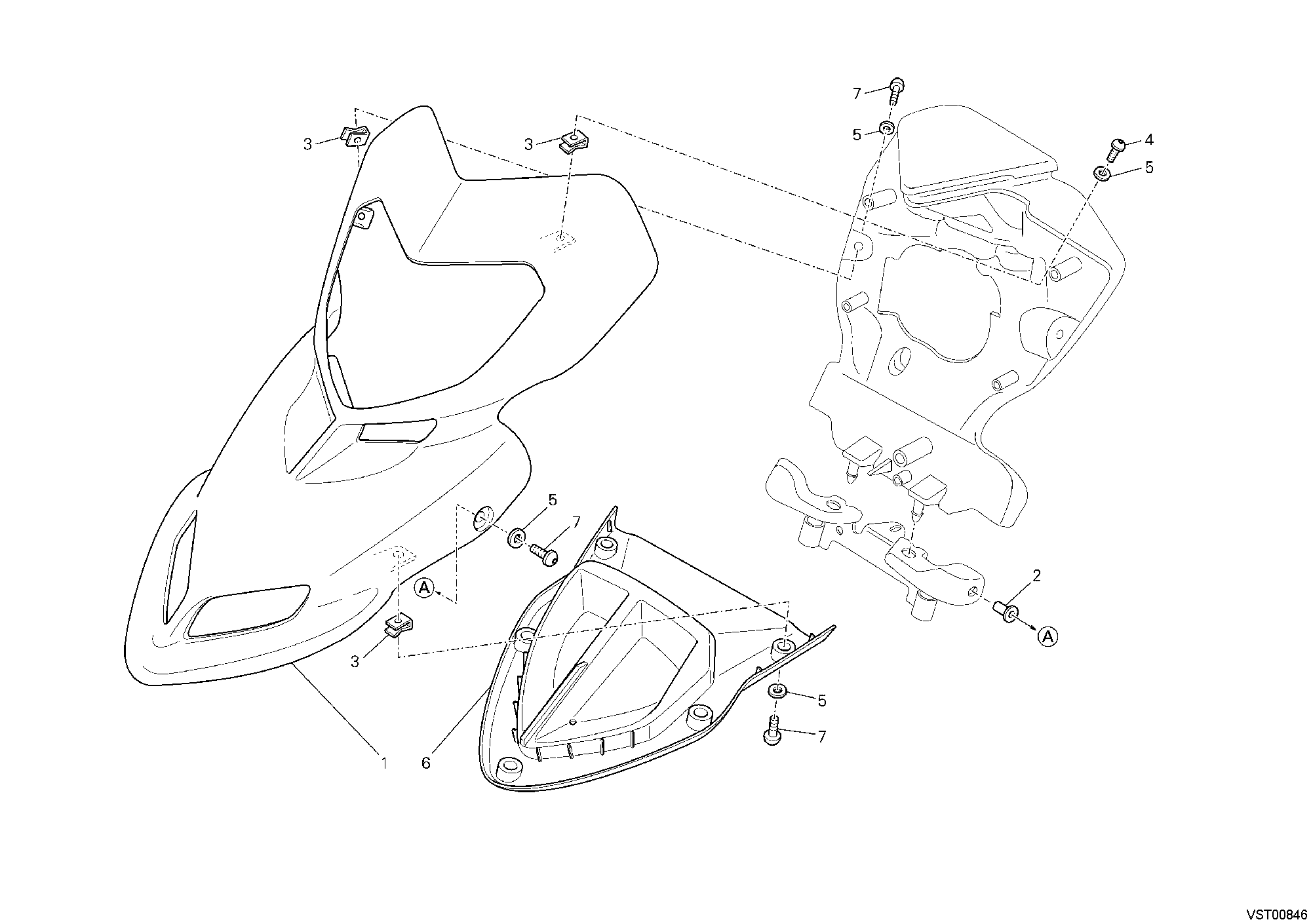 039 CAPOT AVANT POUR HYPERMOTARD 1100 EVO 2012