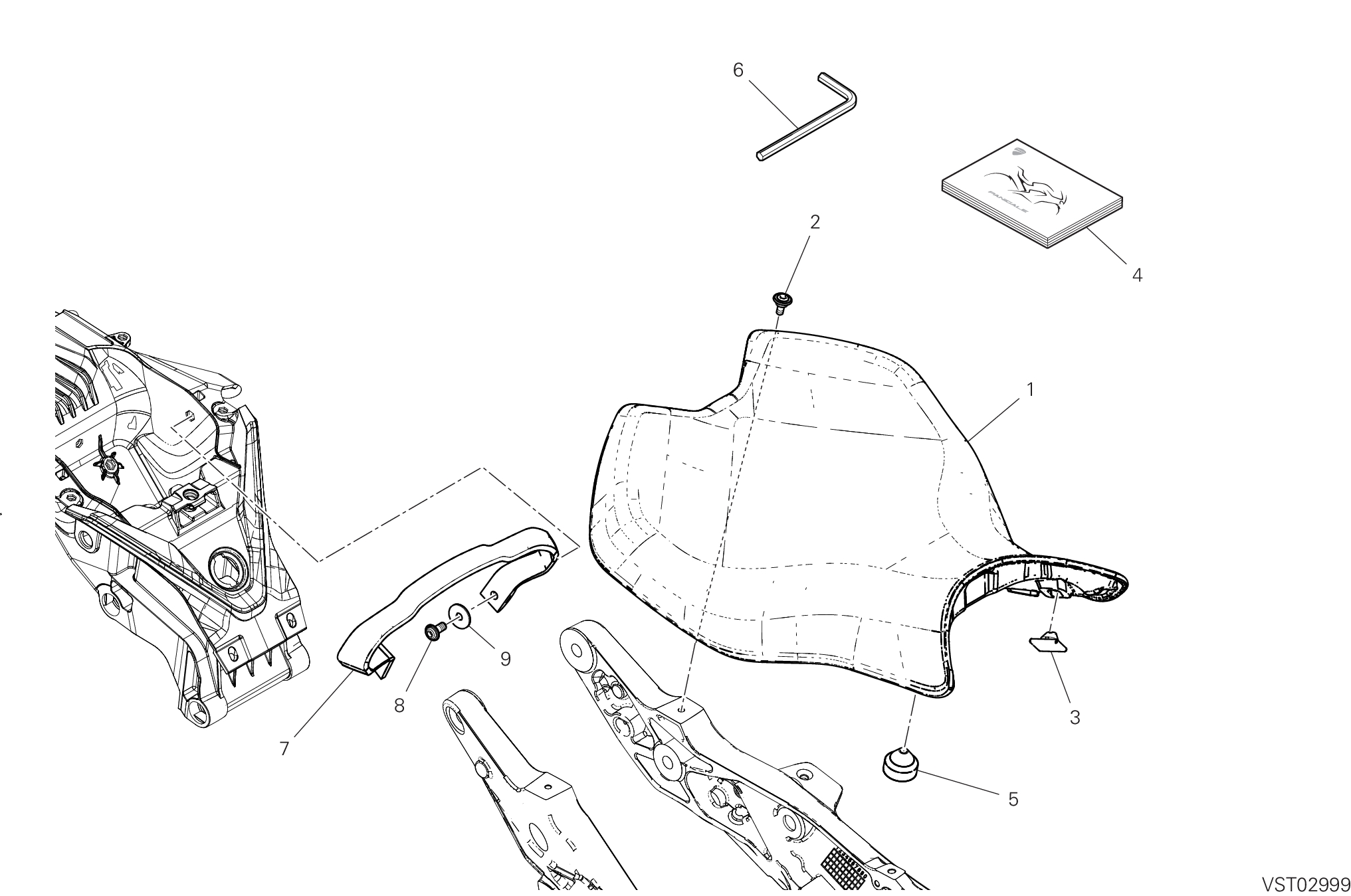32A SELLE POUR SUPERBIKE PANIGALE V2 S NEW 2025