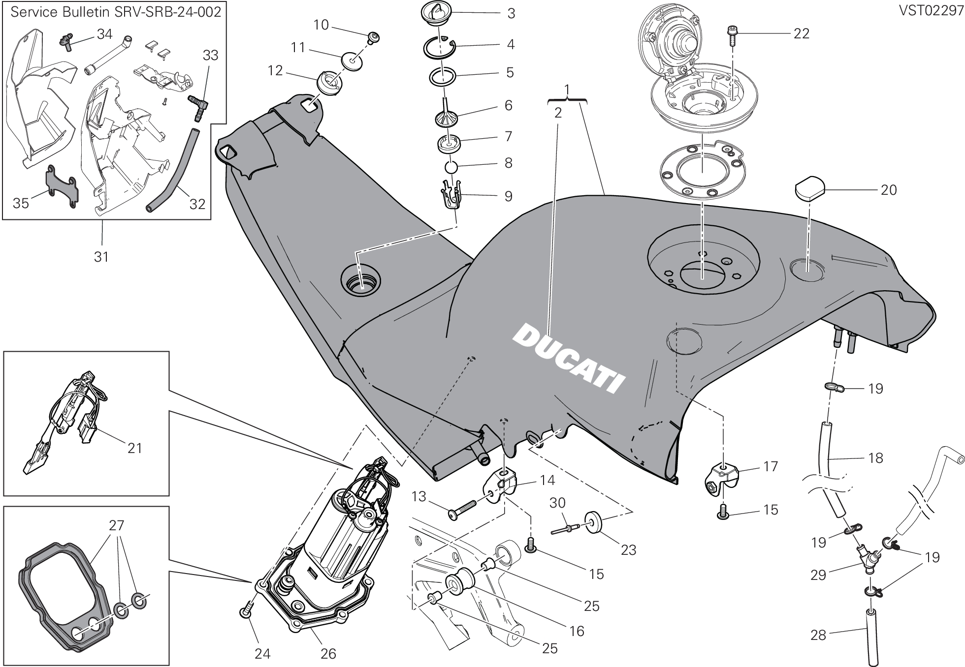 30A RESERVOIR POUR SUPERBIKE PANIGALE V4 2018