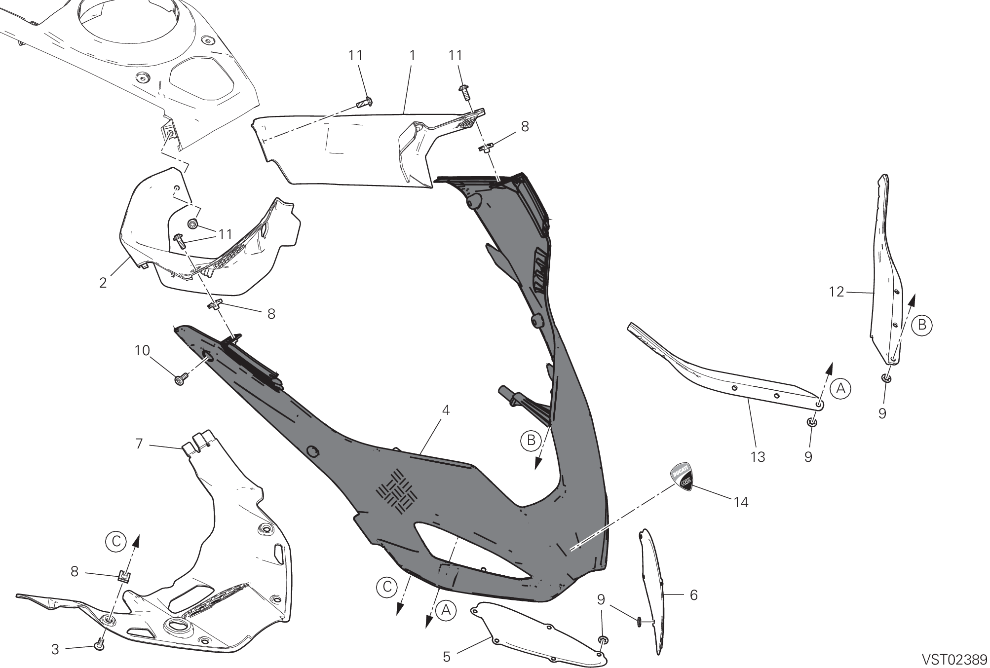 37C CONVOYEUR DAIR POUR MULTISTRADA V4 PIKES PEAK 2022