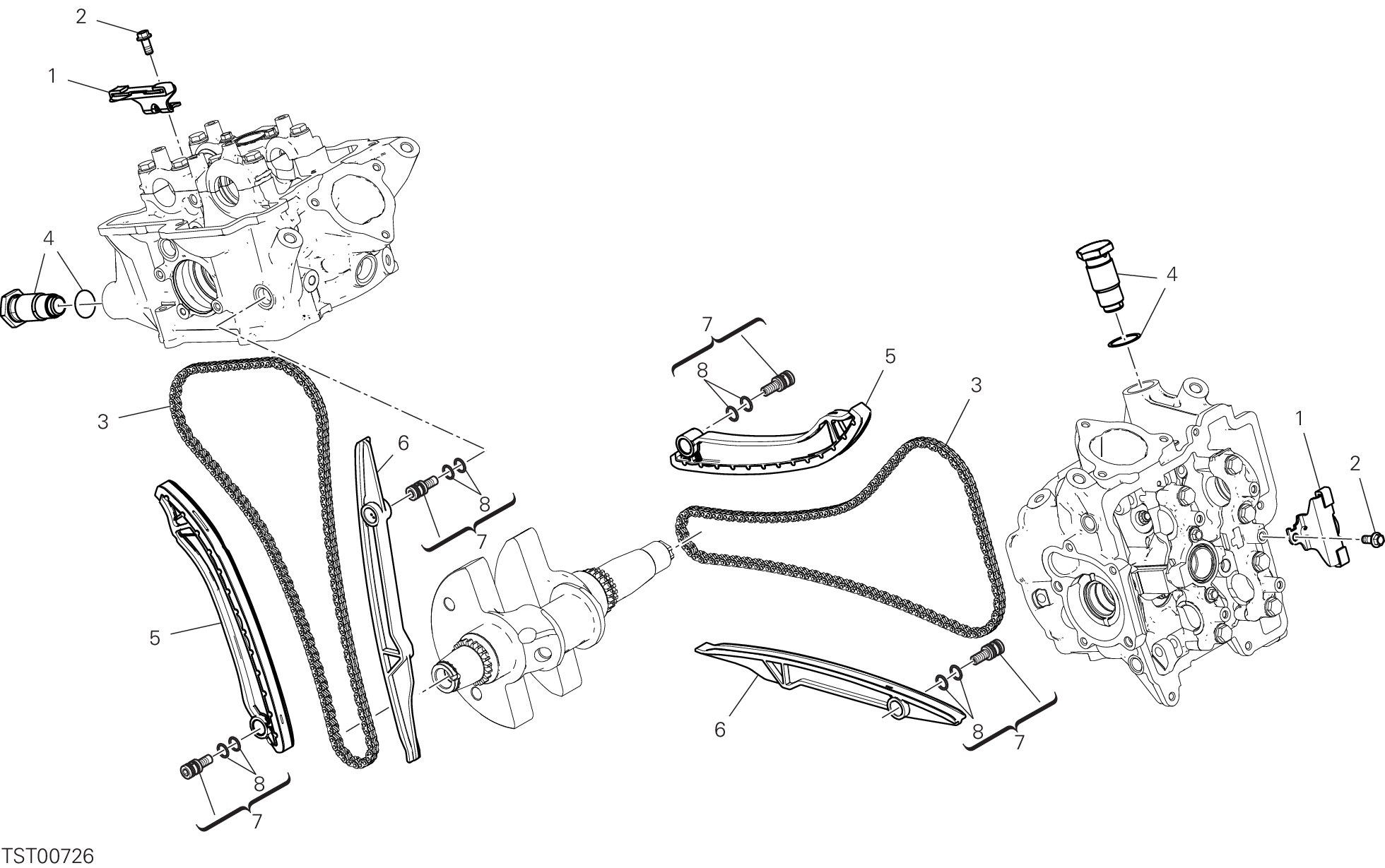 008 DISTRIBUTION POUR MULTISTRADA V2 2025