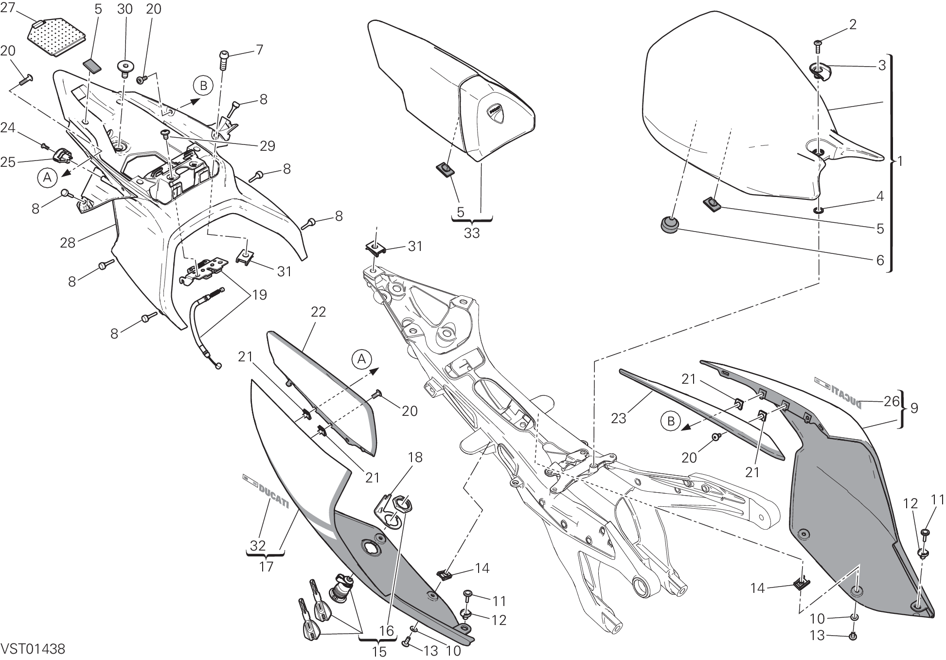 033 SELLE POUR SUPERBIKE PANIGALE R 2016
