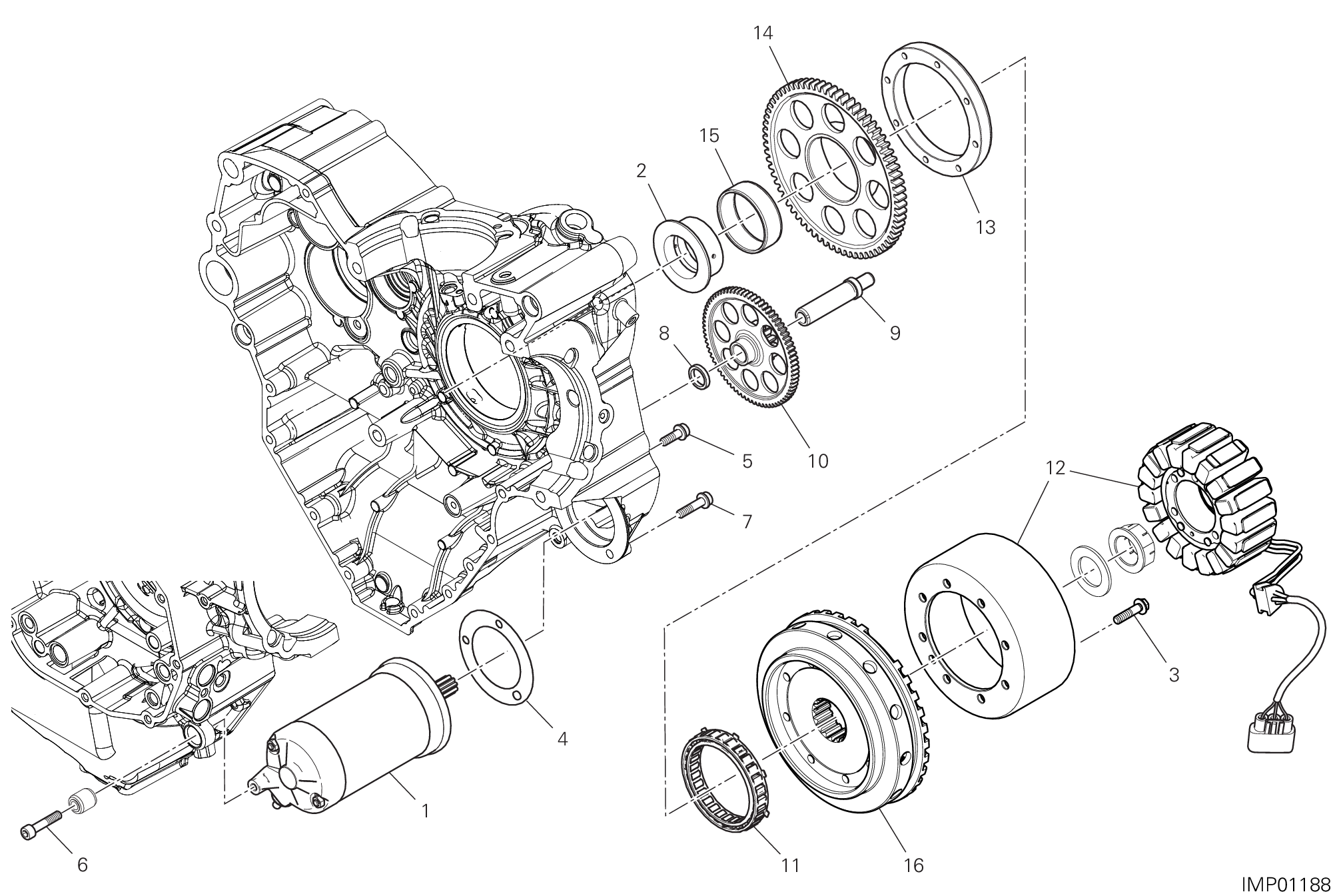 10A DEMARRAGE ELECTRIQUE POUR DIAVEL 1260 2019