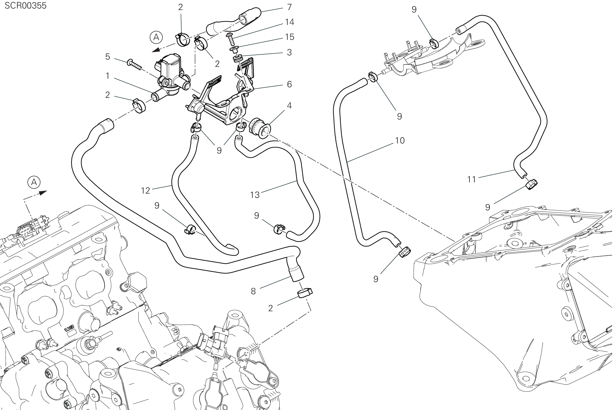 31C SYSTEME AIR SECONDAIRE POUR MULTISTRADA V4 2021