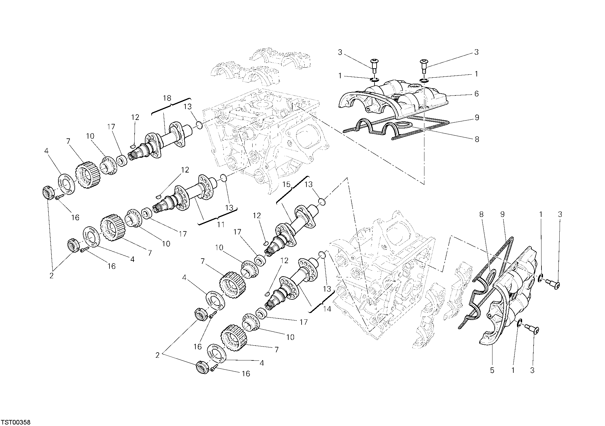013 ARBRE A CAMES POUR STREETFIGHTER 848 2014