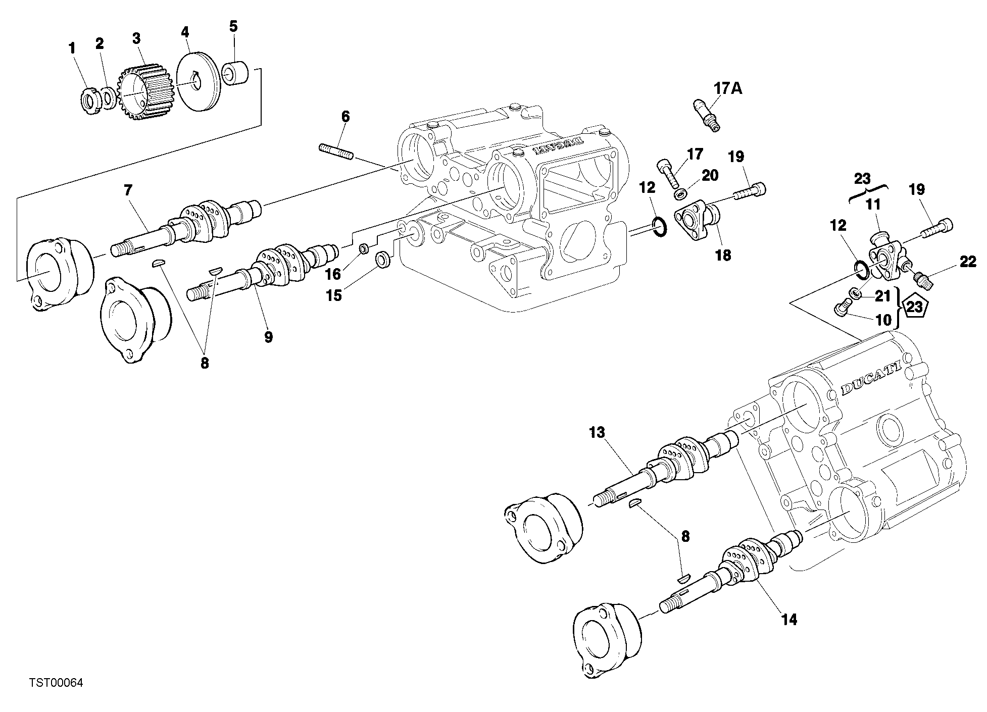 014 CULASSE POUR SUPERBIKE 996 RS 2001