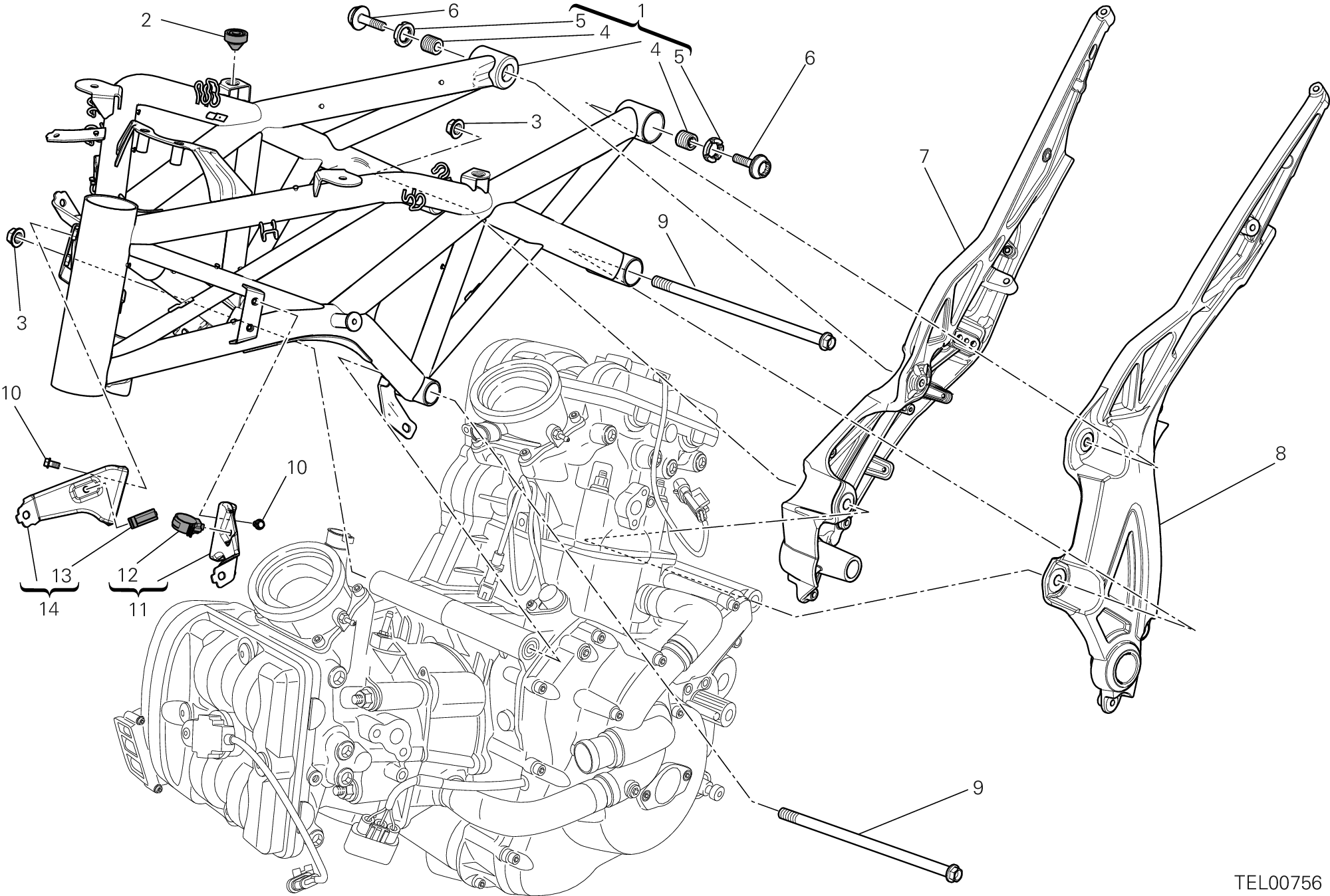 022 CADRE POUR DIAVEL CROMO 2013