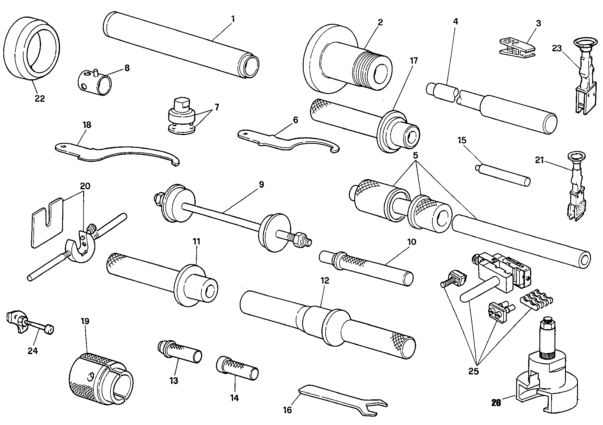 101 OUTILS DASSISTANCE CADRE POUR SUPERBIKE 916 SENNA 1996