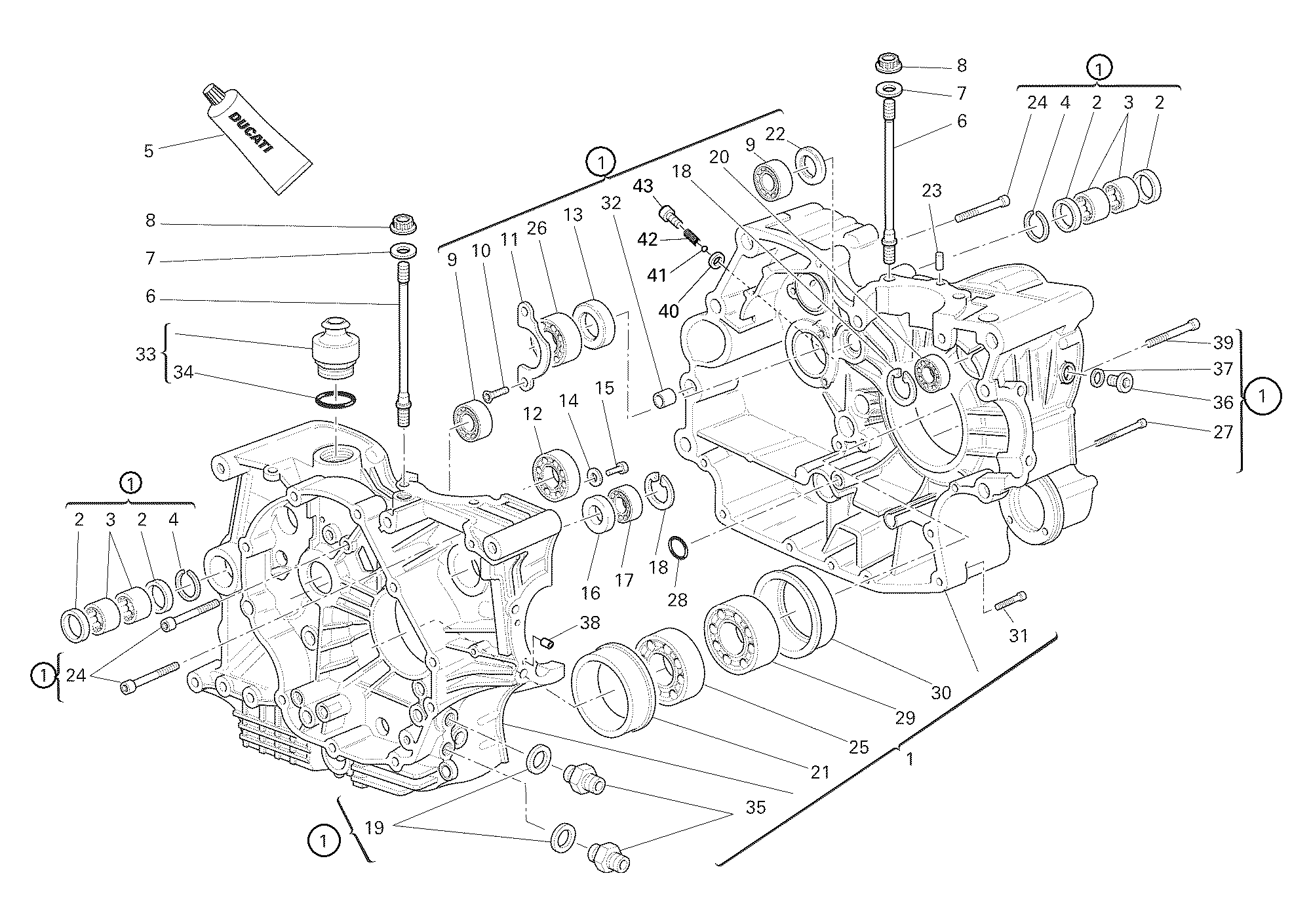 010 CARTER MOTEUR POUR SPORT TOURING ST3 S ABS 2007
