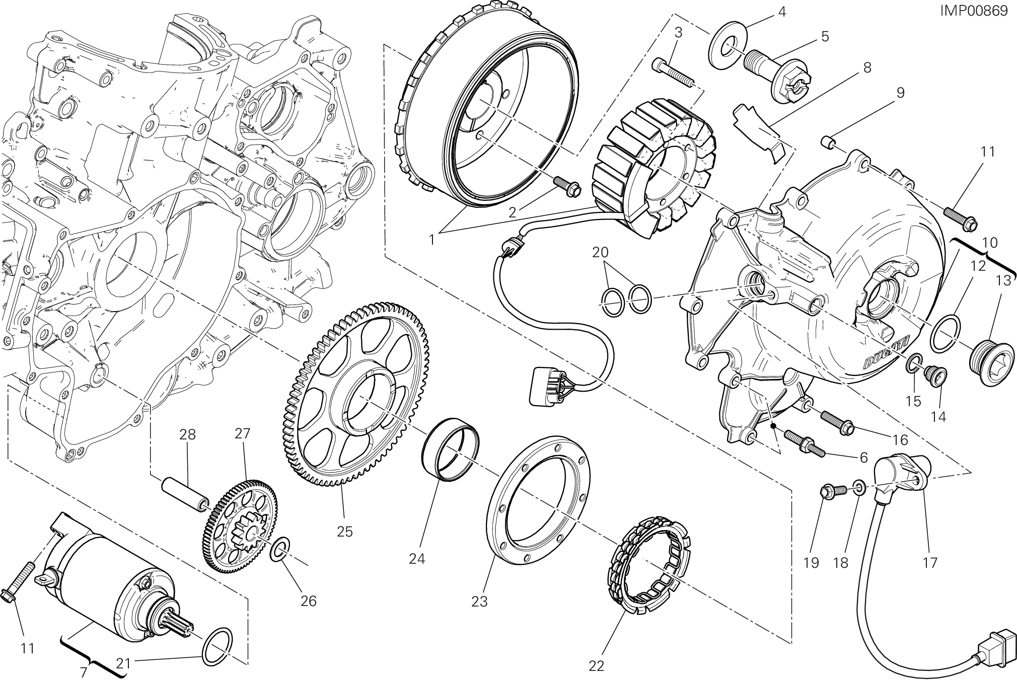 012 DEMARRAGE ELECTRIQUE POUR SUPERBIKE 899 PANIGALE ABS 2014