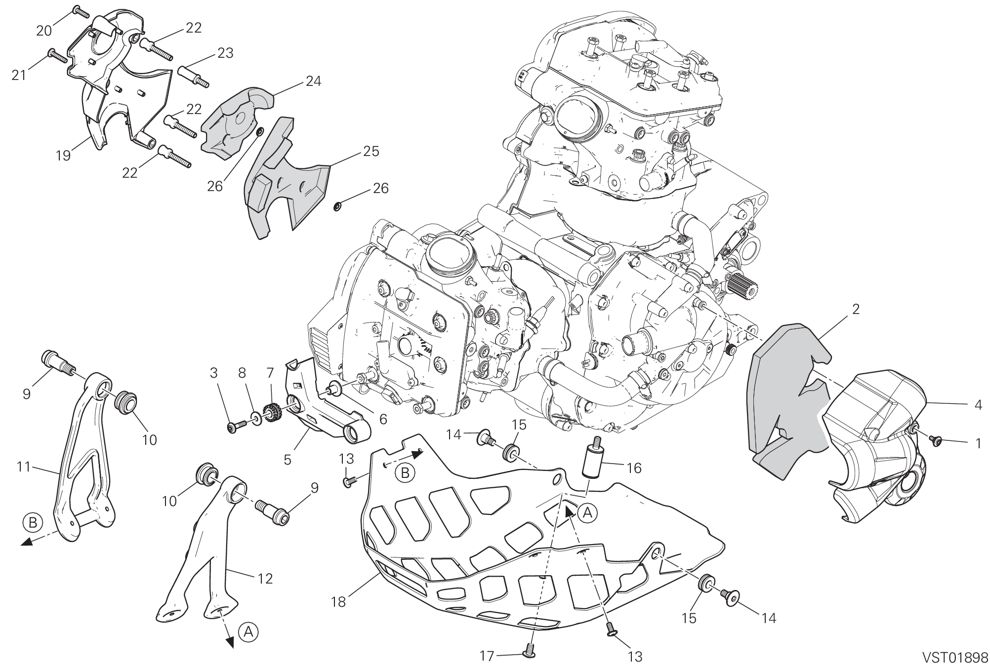34B HABILLAGE POUR MULTISTRADA 1260 ENDURO TOURING 2020