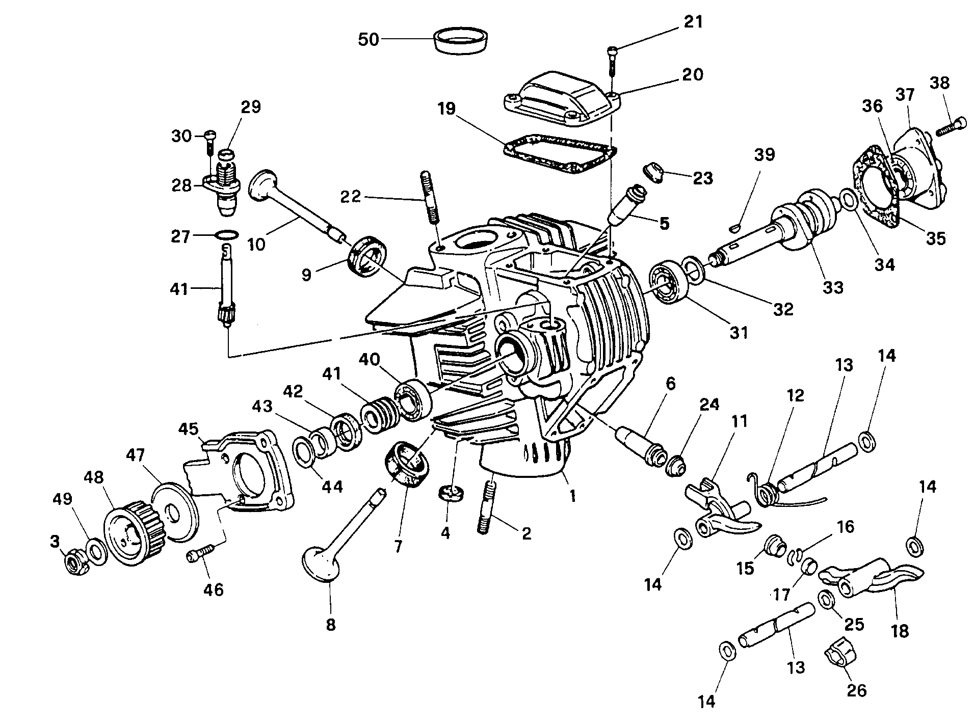 014 CULASSE HORIZONTALE POUR SUPERSPORT 400 SS 1994