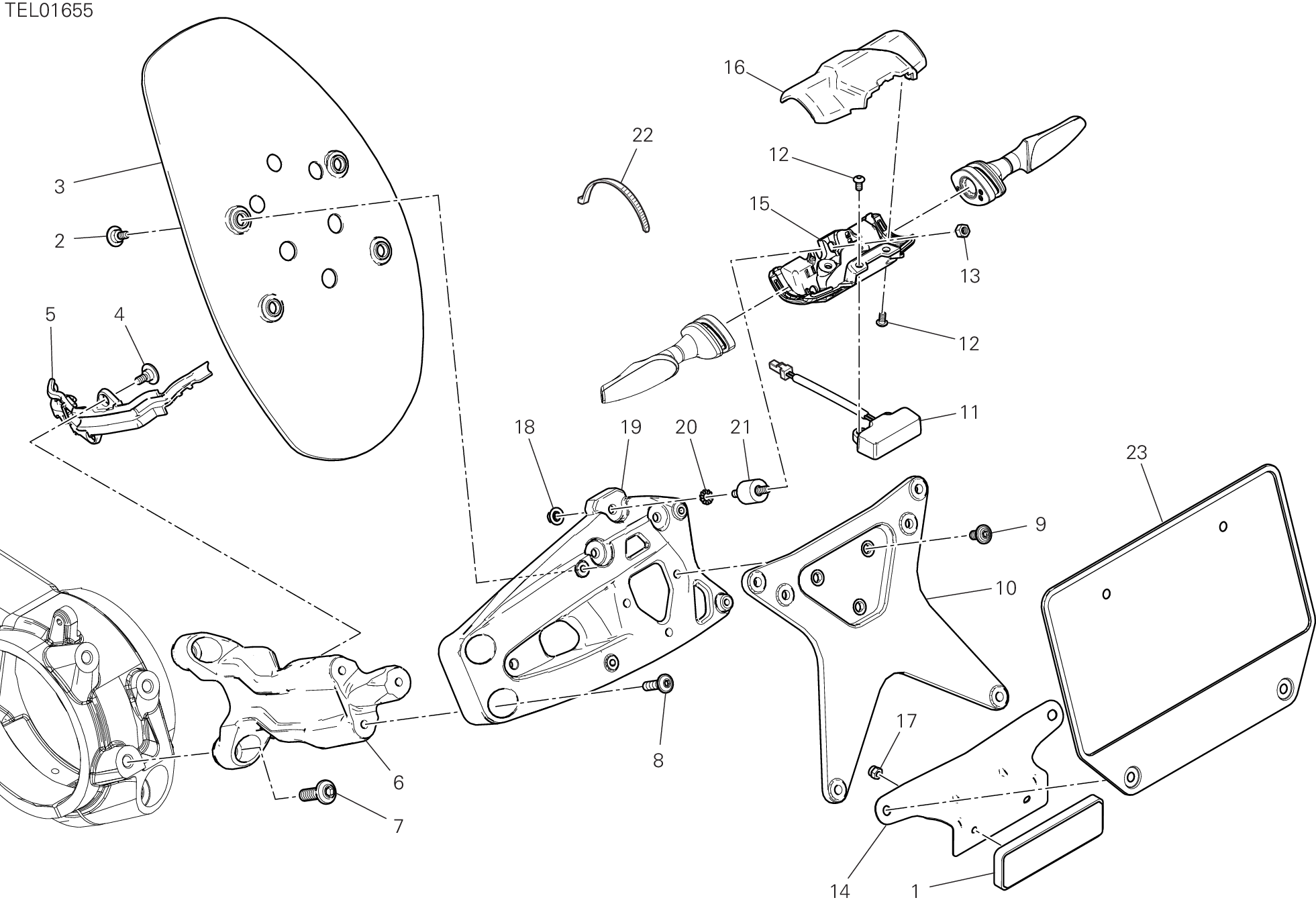 20A PORTE BALAI POUR DIAVEL V4 2024