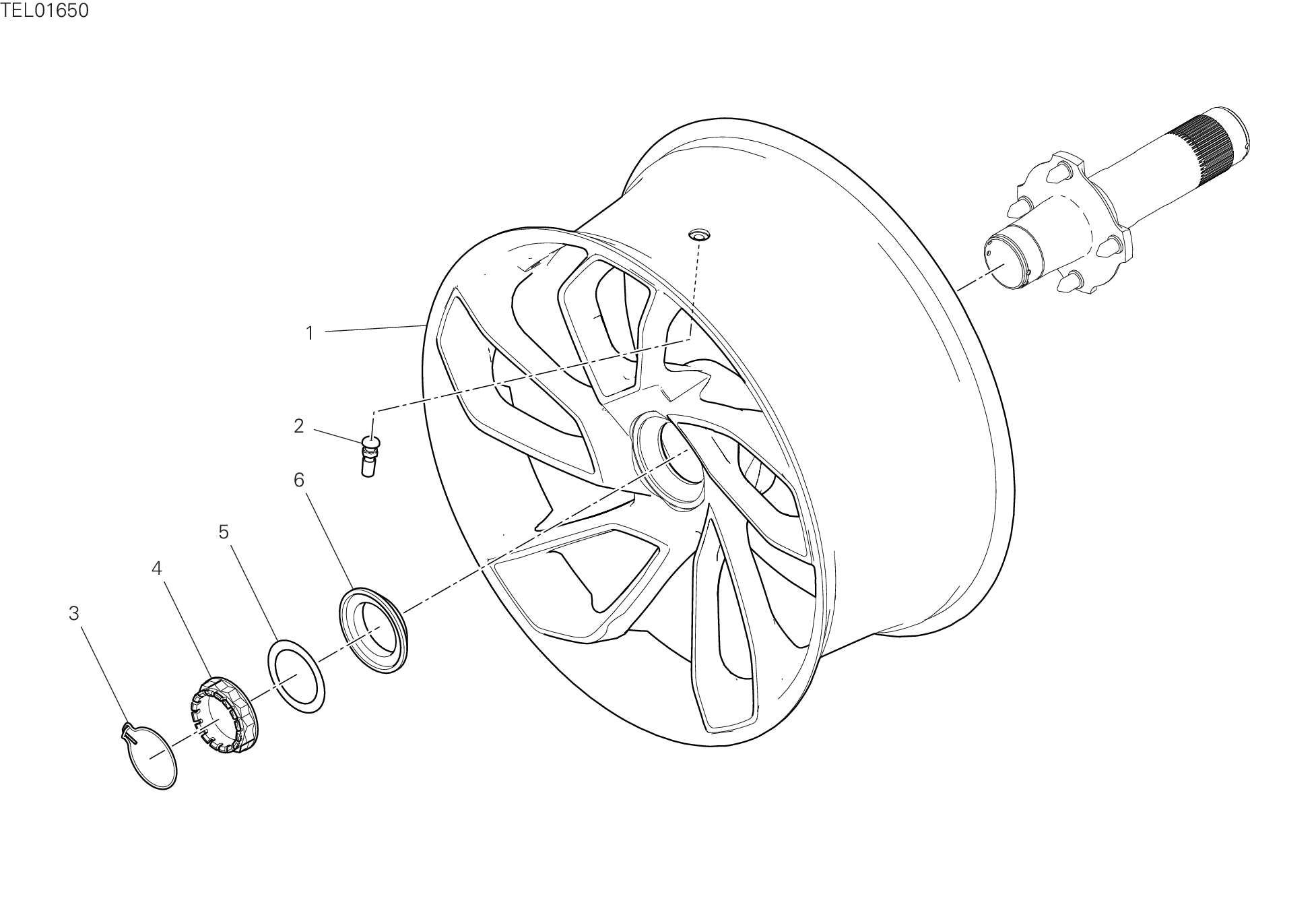 28A ROUE ARRIERE POUR DIAVEL V4 2023