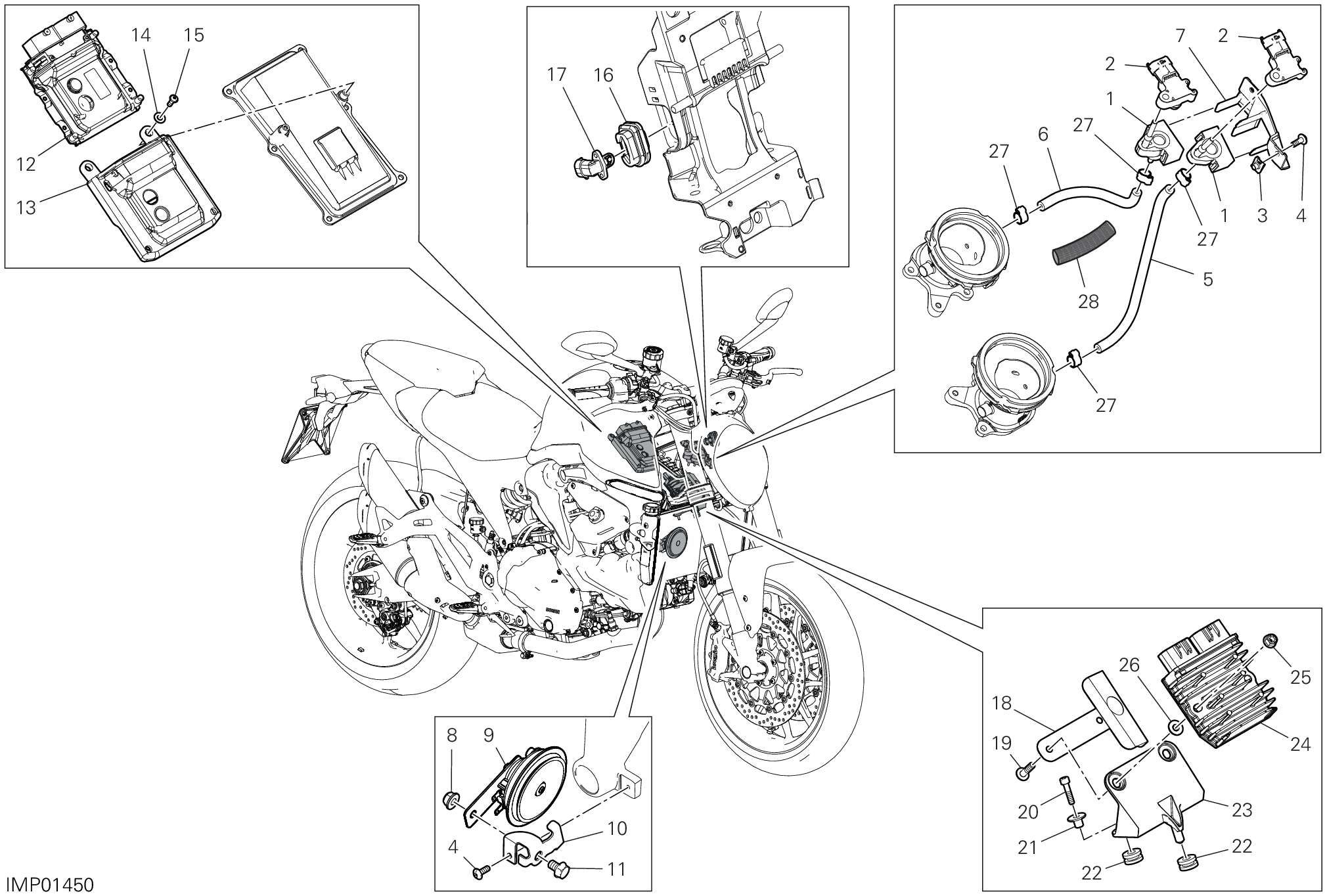 12C DISOISITIF ELECTRIQUES POUR MONSTER SP 2023