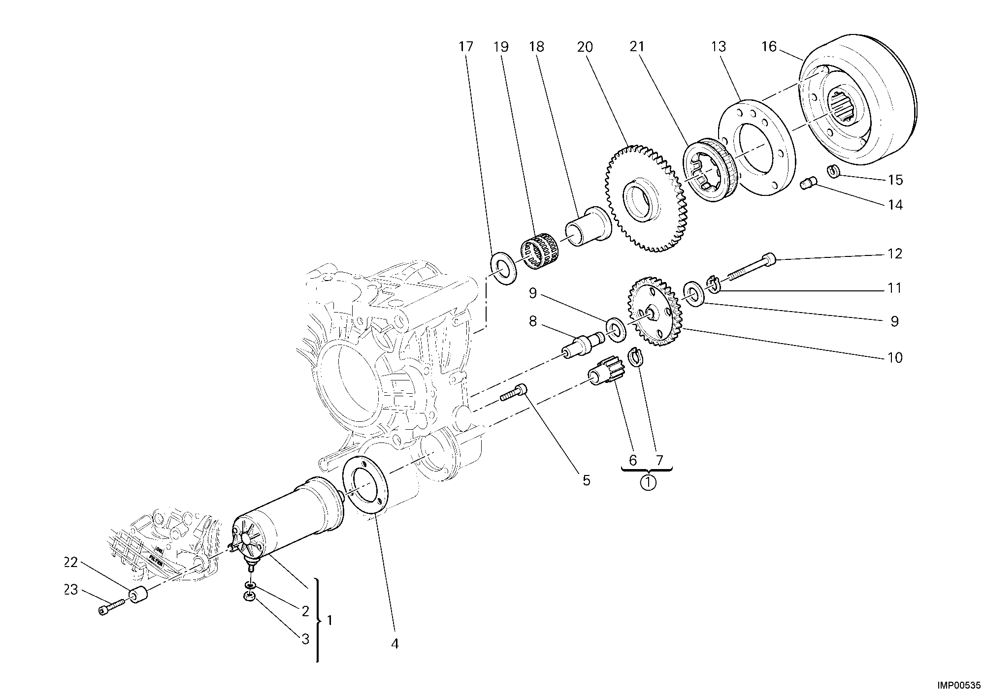 012 DEMARREUR ELECTRIQUE POUR MONSTER S2R 1000 2008
