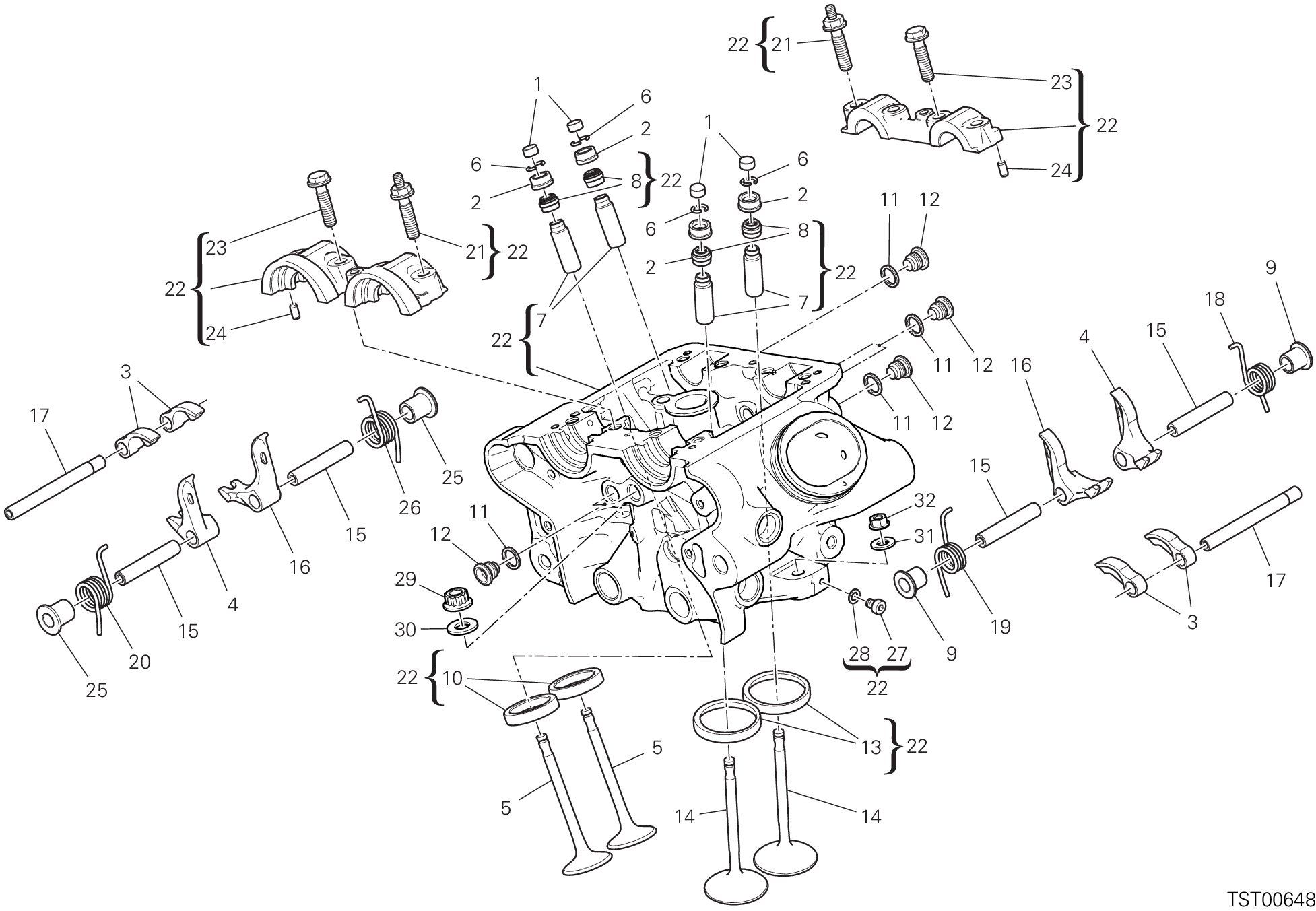 11C CULASSE VERTICAL POUR DIAVEL 1260 2022