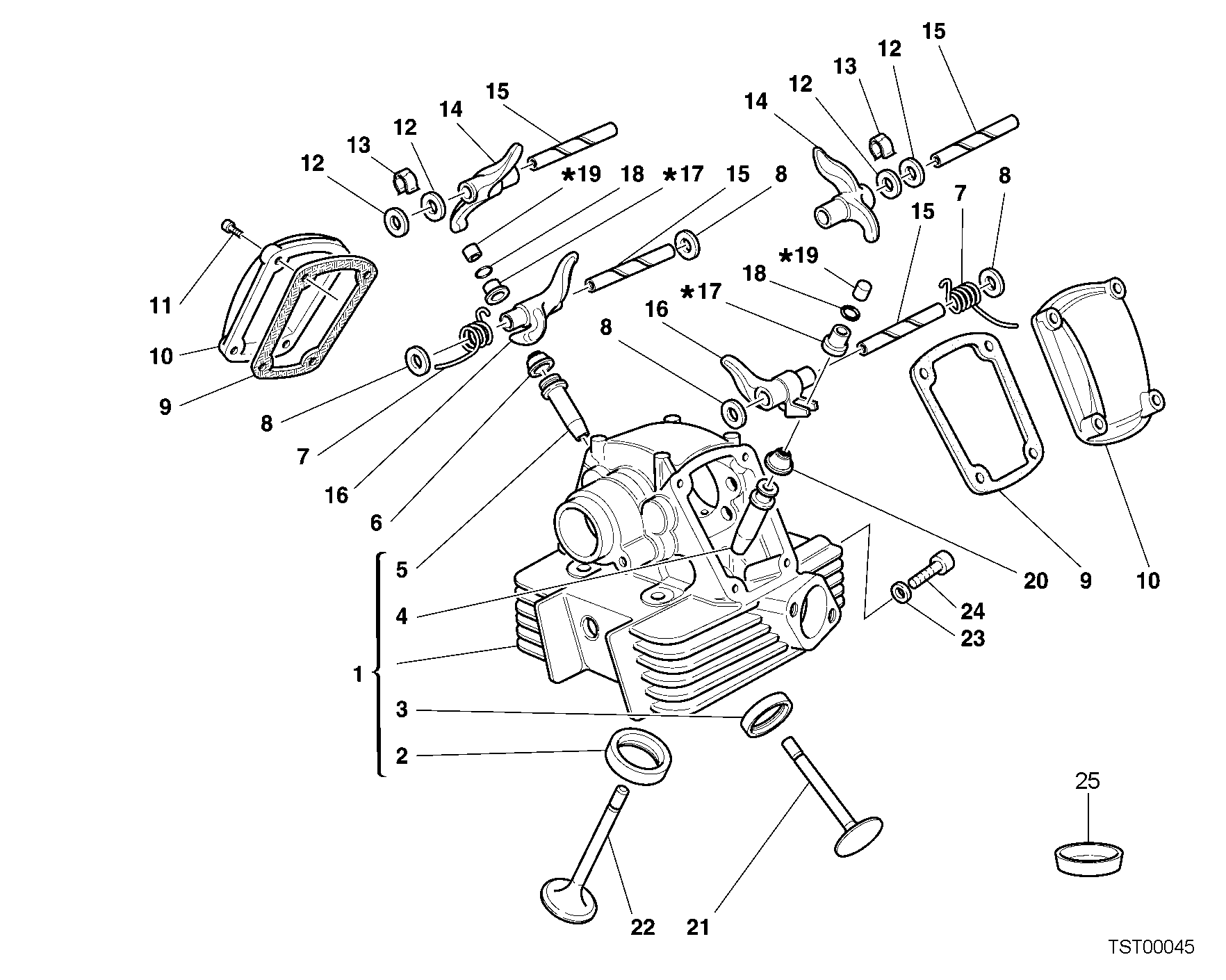 014 CULASSE VERTICALE POUR MONSTER 400 2000