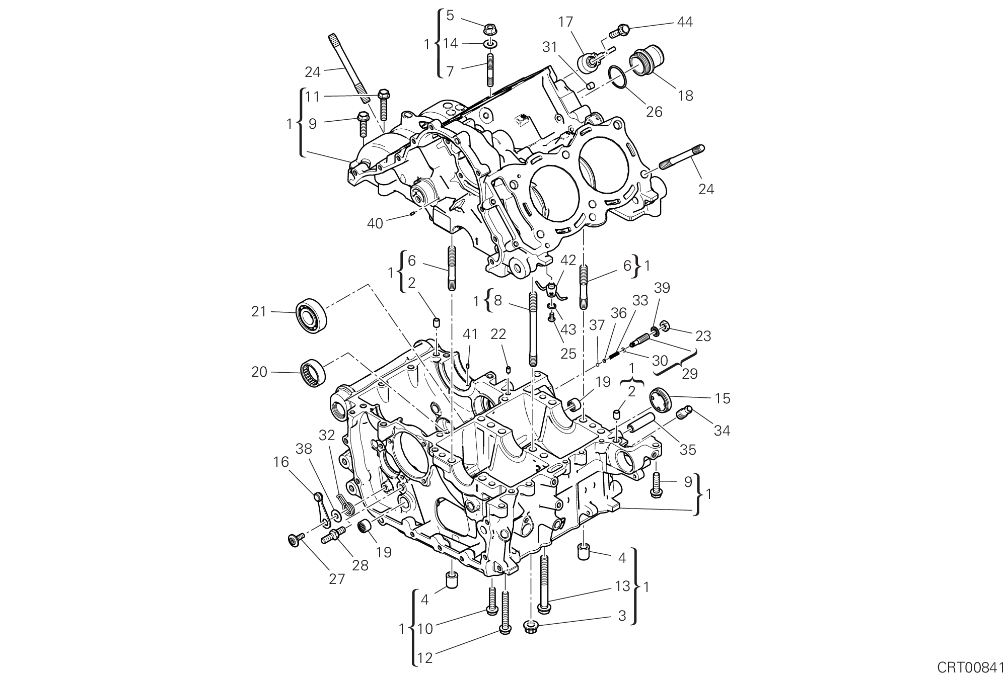 09A PAIRE DE DEMI CARTERS POUR SUPERBIKE PANIGALE V4 R 2019