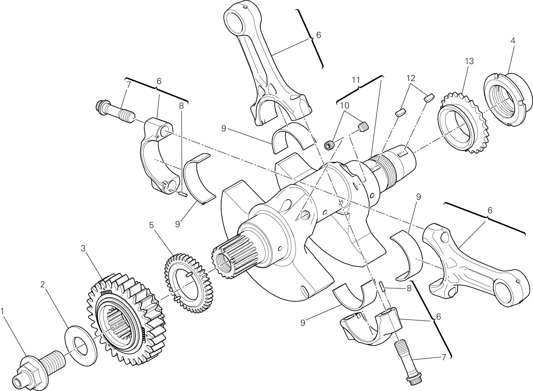 006 VILEBREQUIN POUR SUPERBIKE 1199 PANIGALE S 2013