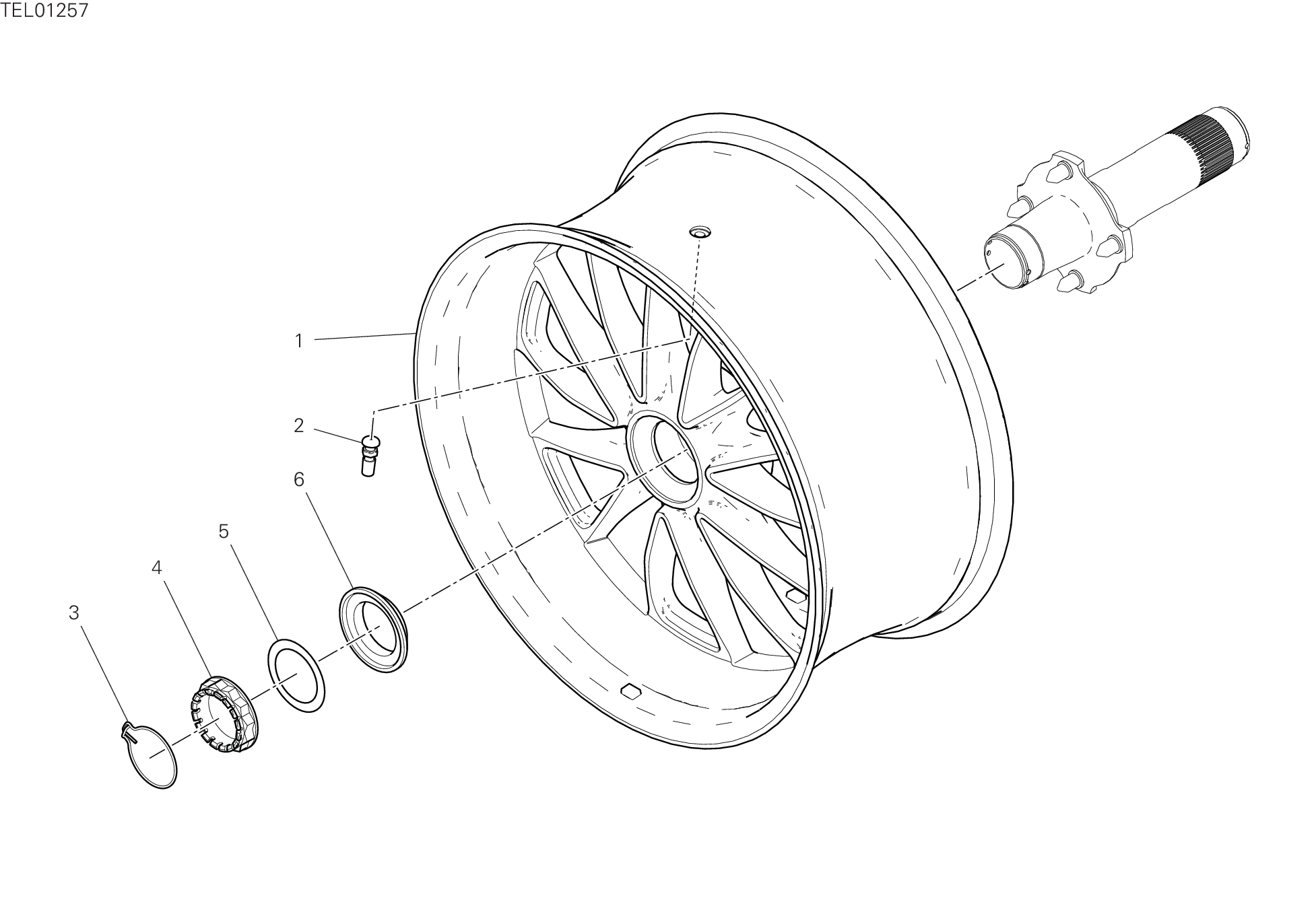 28A ROUE ARRIERE POUR DIAVEL 1260 2022