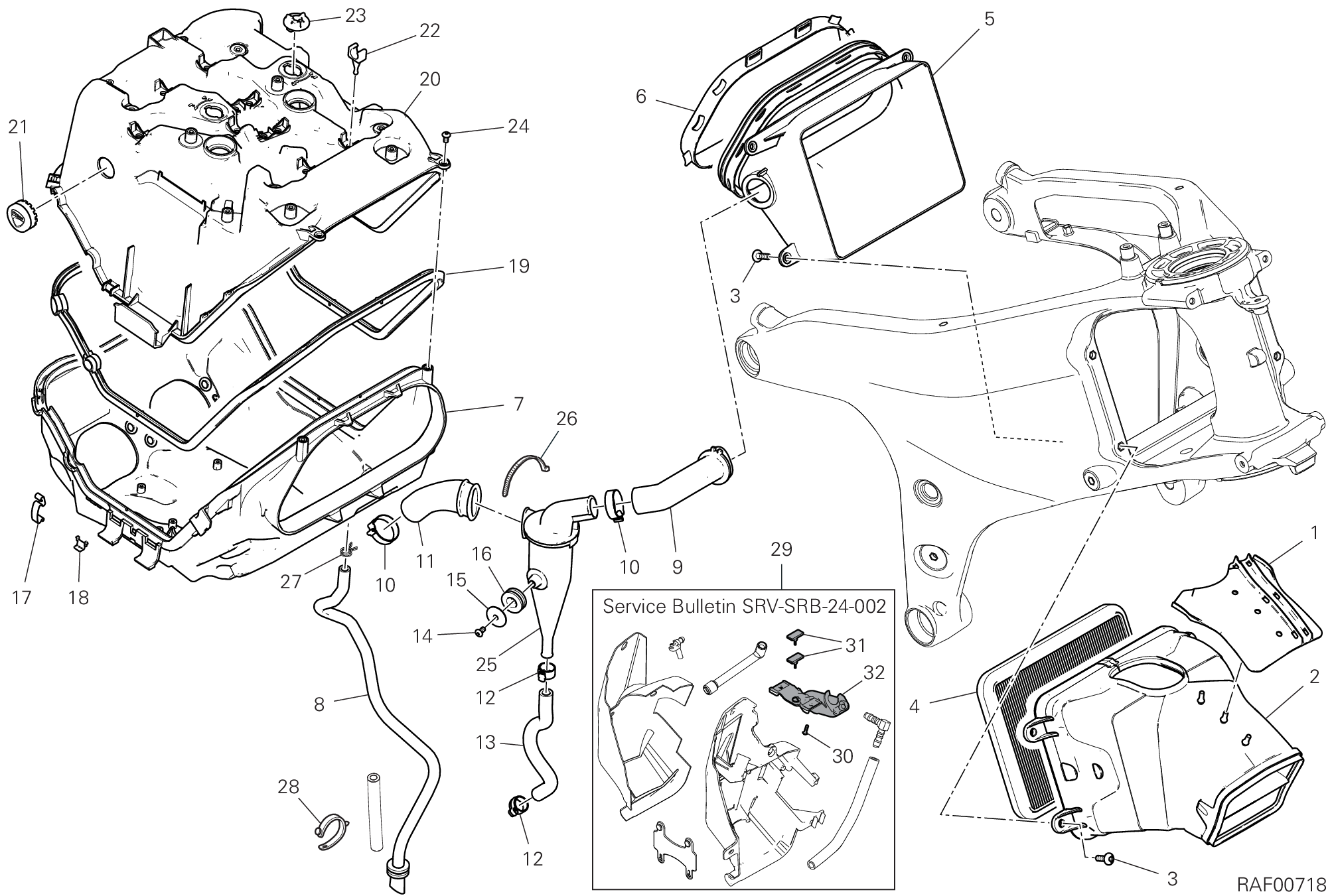 35A ASPIRAZIONE ARIA SFIATO OLIO POUR SUPERBIKE PANIGALE 25ANNIVERSARIO 916 2020