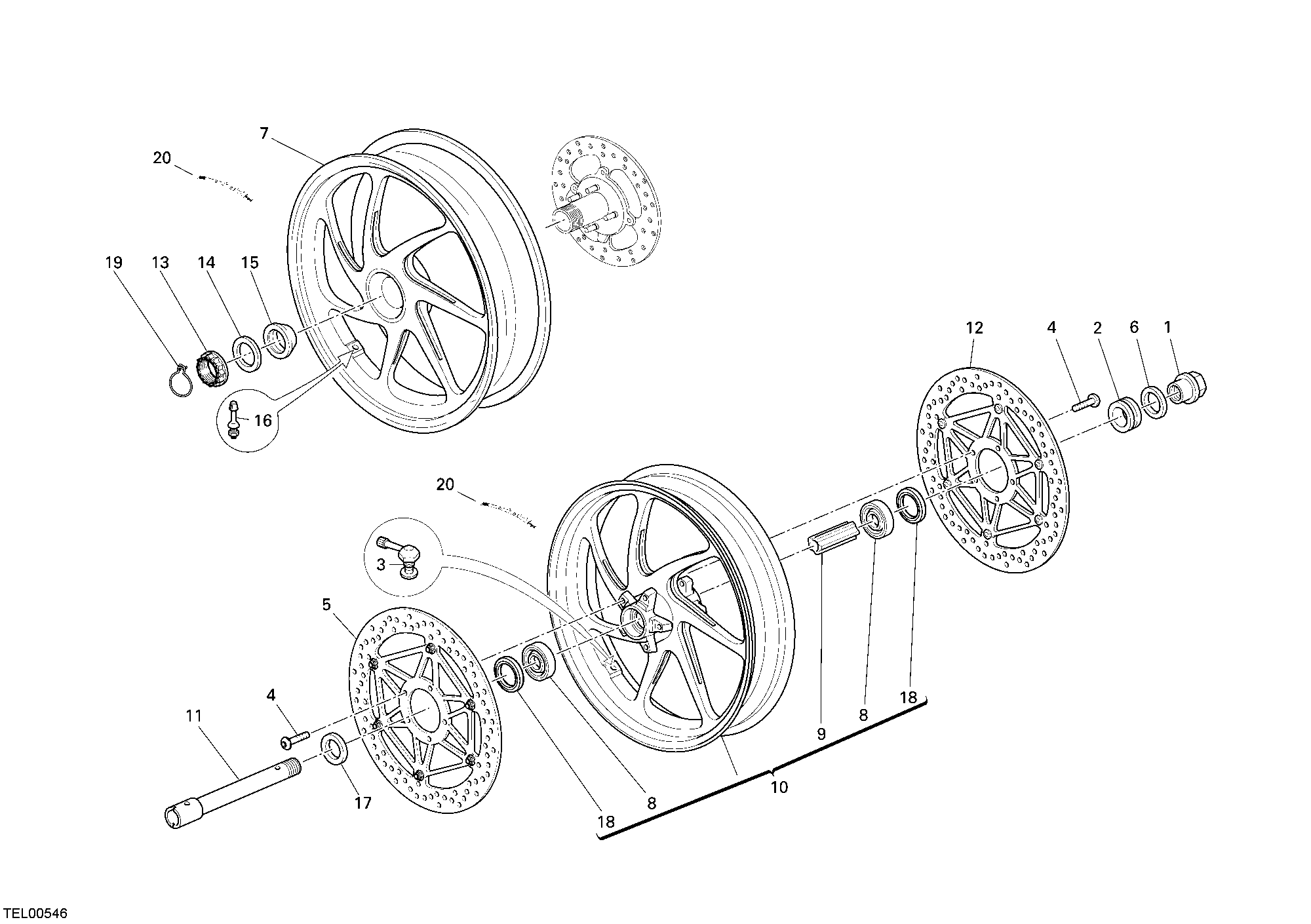 026 ROUES POUR SUPERBIKE 1198 S 2010