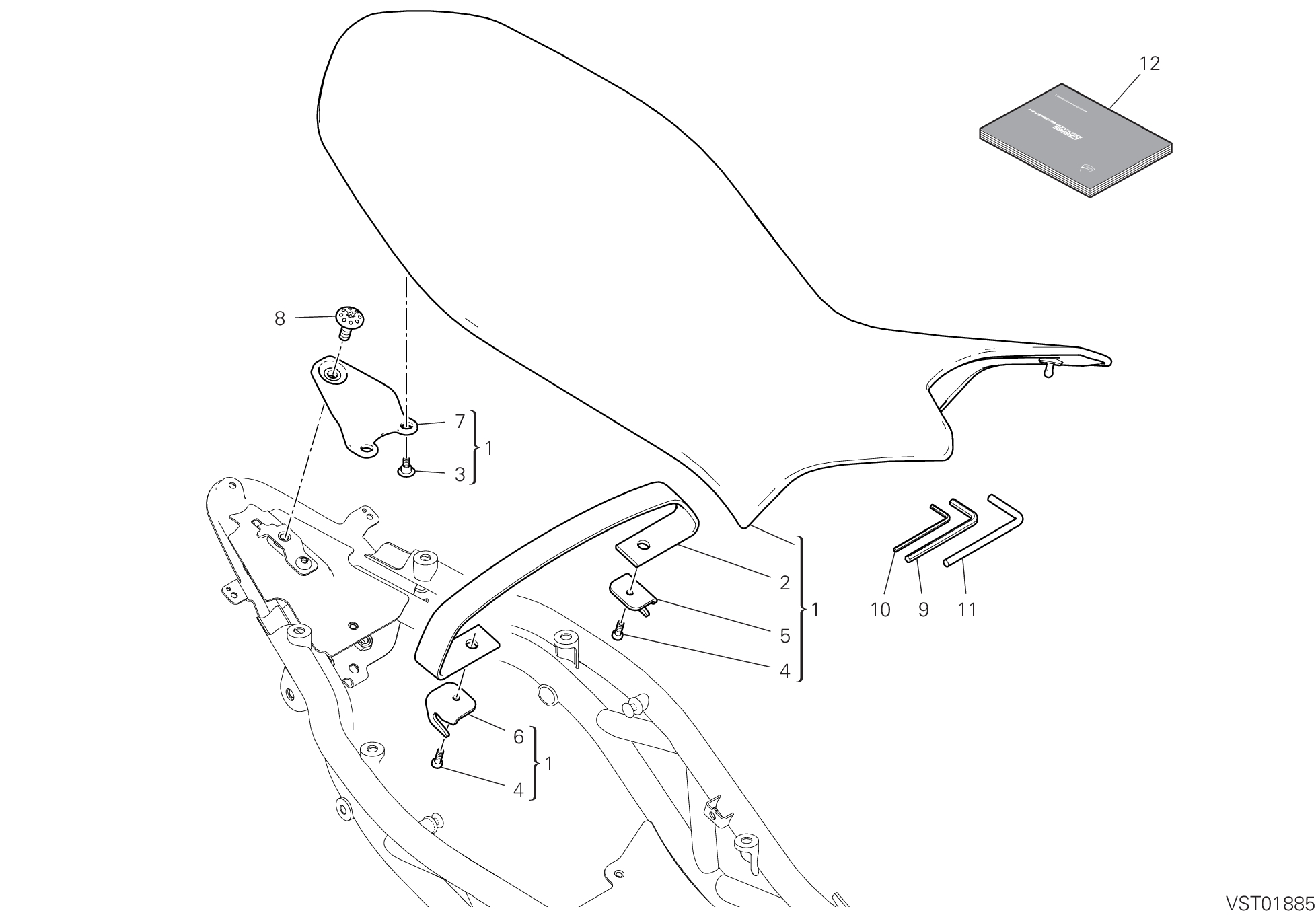 31A SELLE POUR HYPERMOTARD 950 SP 2019