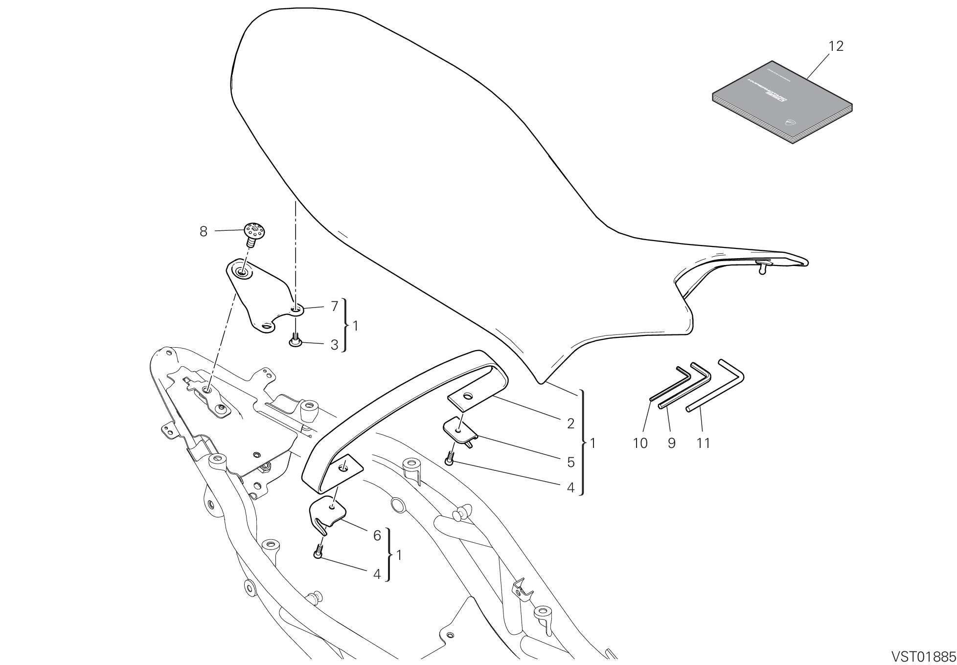 31A SELLE POUR HYPERMOTARD 950 SP 2023