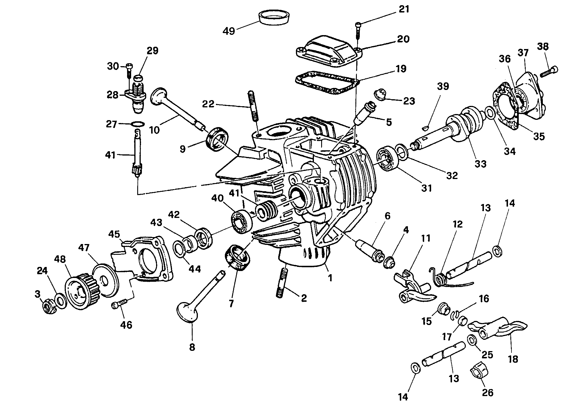 014 CULASSE HORIZONTALE POUR SUPERSPORT 600 SS 1994