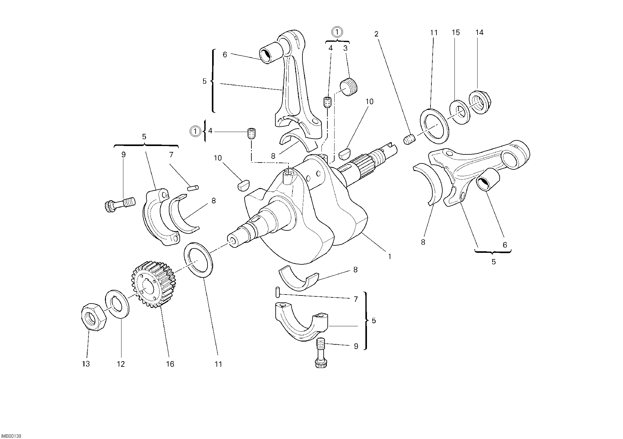 006 VILEBREQUIN POUR HYPERMOTARD 796 2011