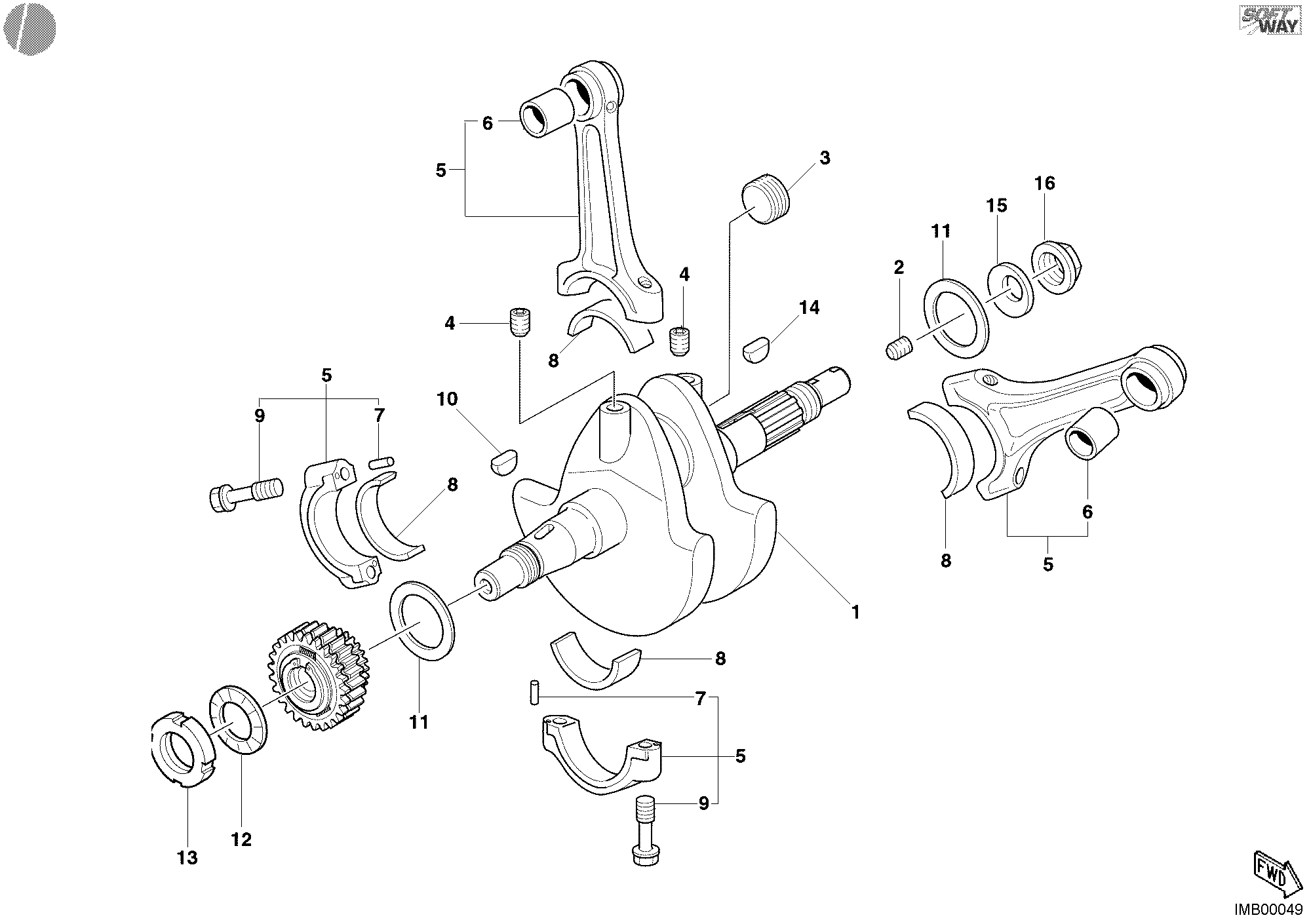 006 VILEBREQUIN POUR SUPERSPORT 800 S 2003