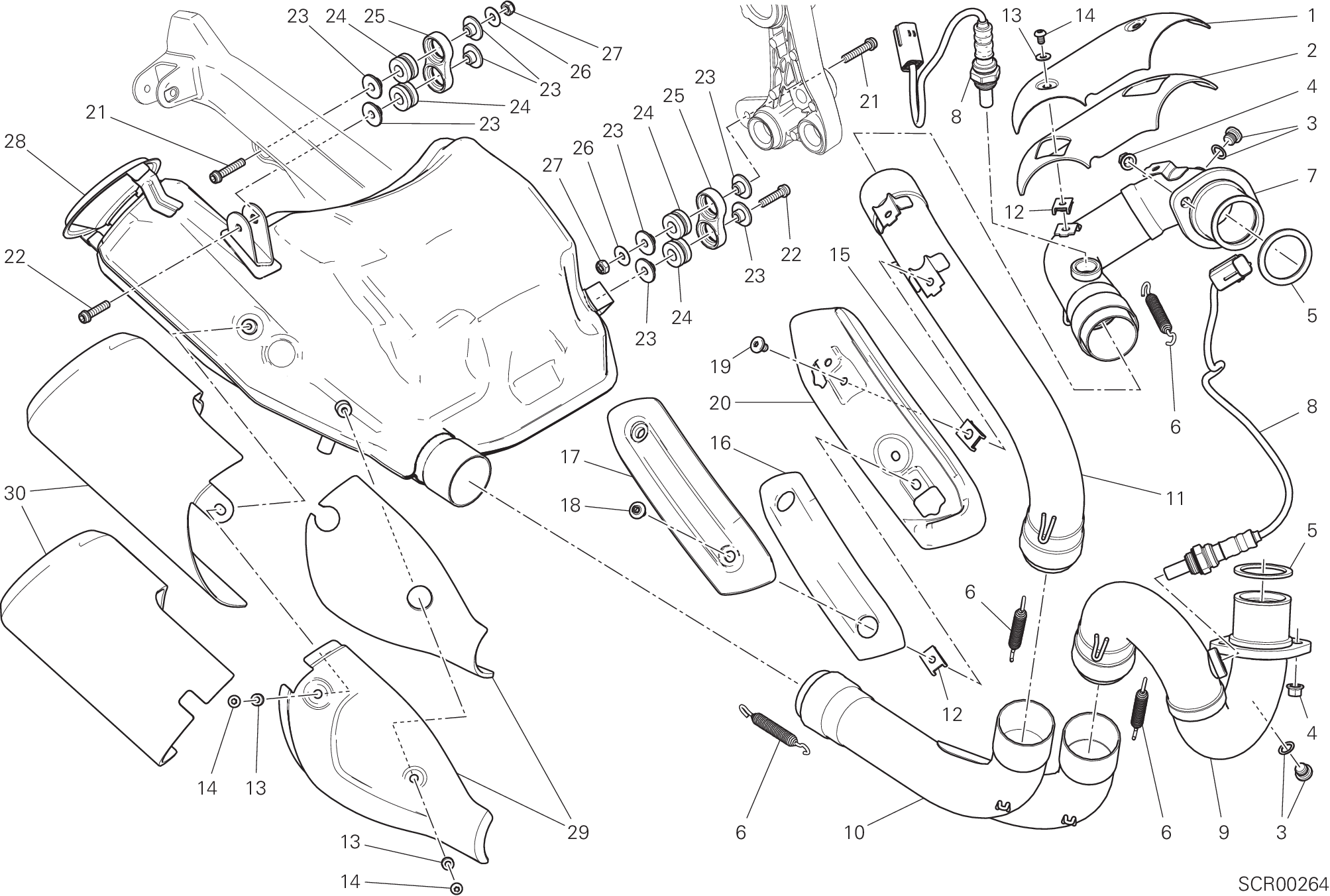 019 ECHAPPEMENT POUR MONSTER 659 AUSTRALIA 2020