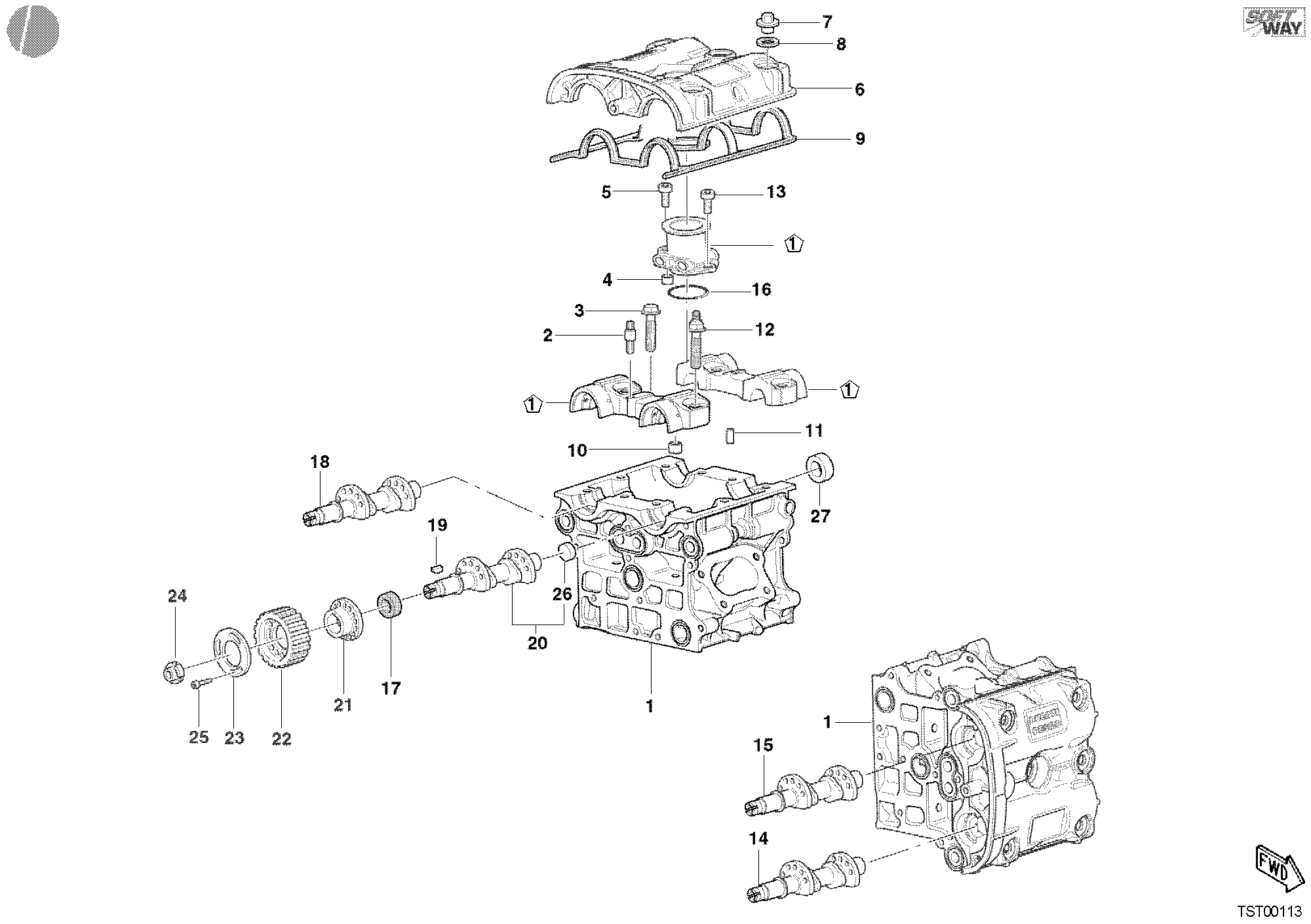 015 CULASSE POUR SUPERBIKE 998 R 2002